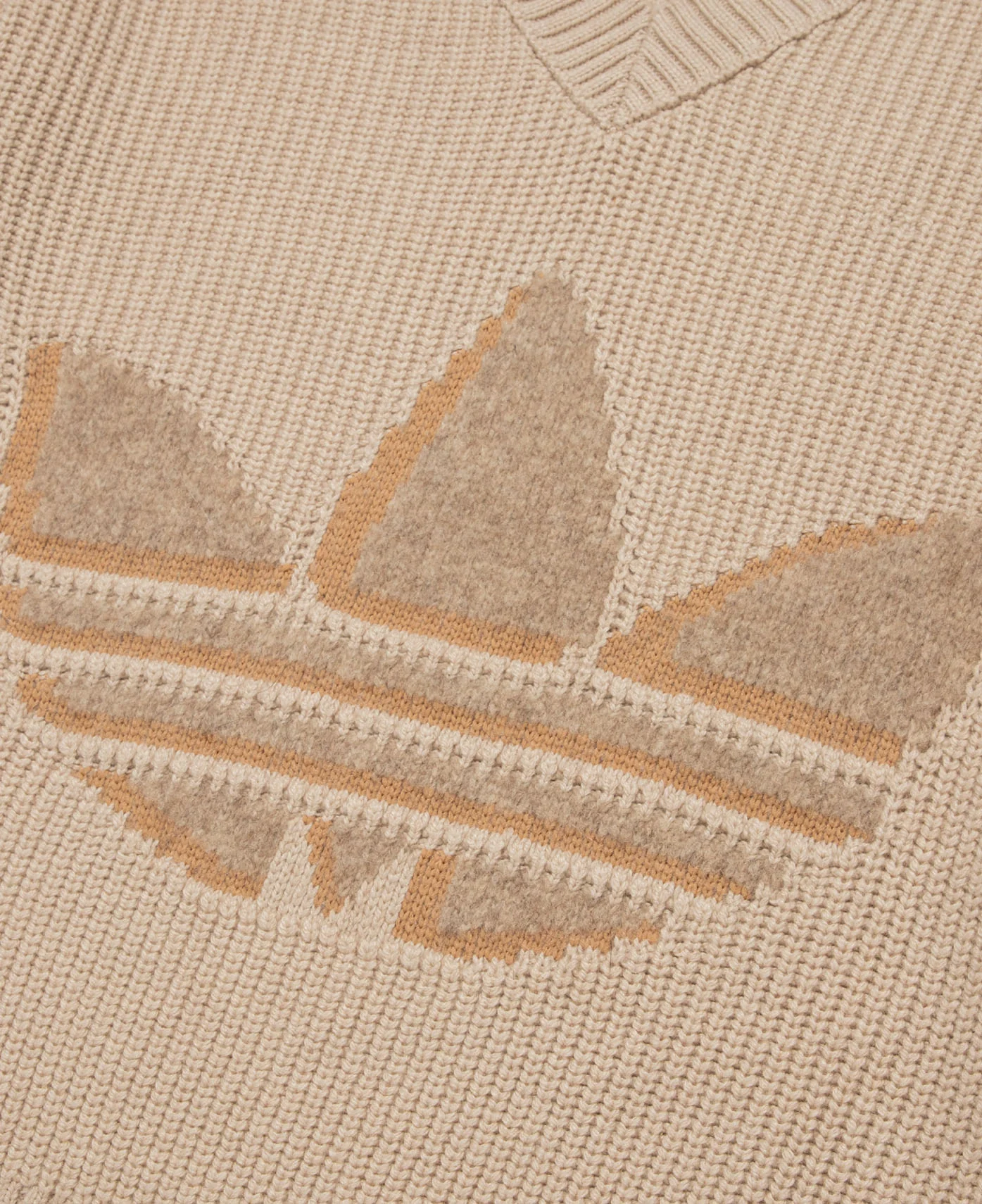 CLOT Knit Sweater by Edison Chen (Beige) - Image 3