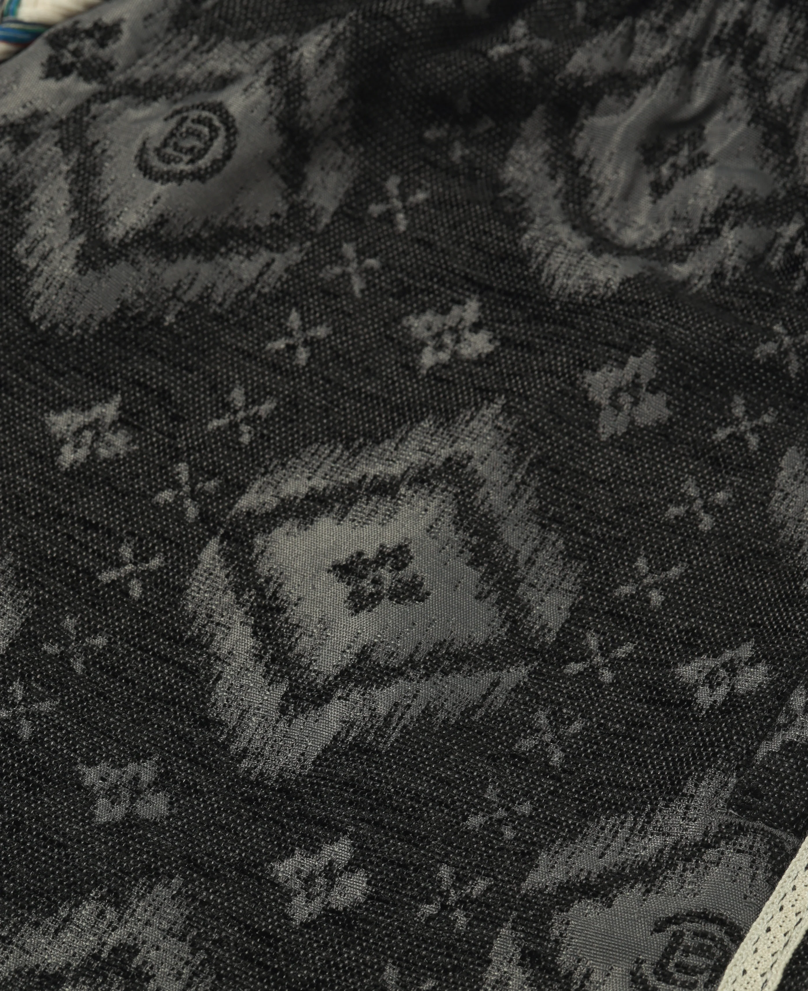 Clot Heritage Print Shorts (Black) - Image 4