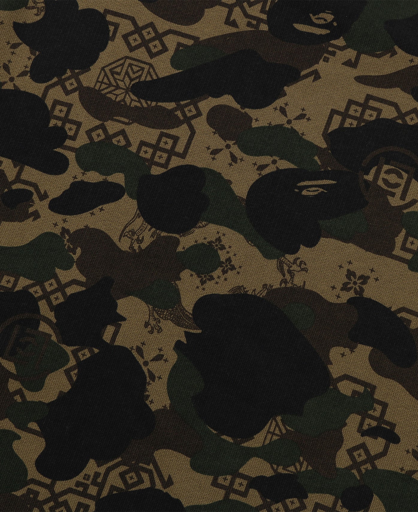 Camo Shark Crewneck (Olive) - Image 3