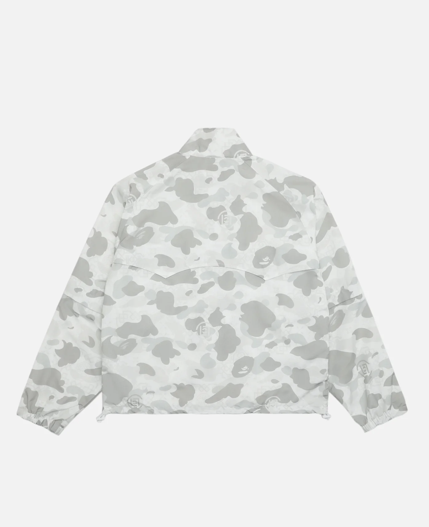 Camo Sleeve Detachable Rain Jacket (Grey) - Image 2