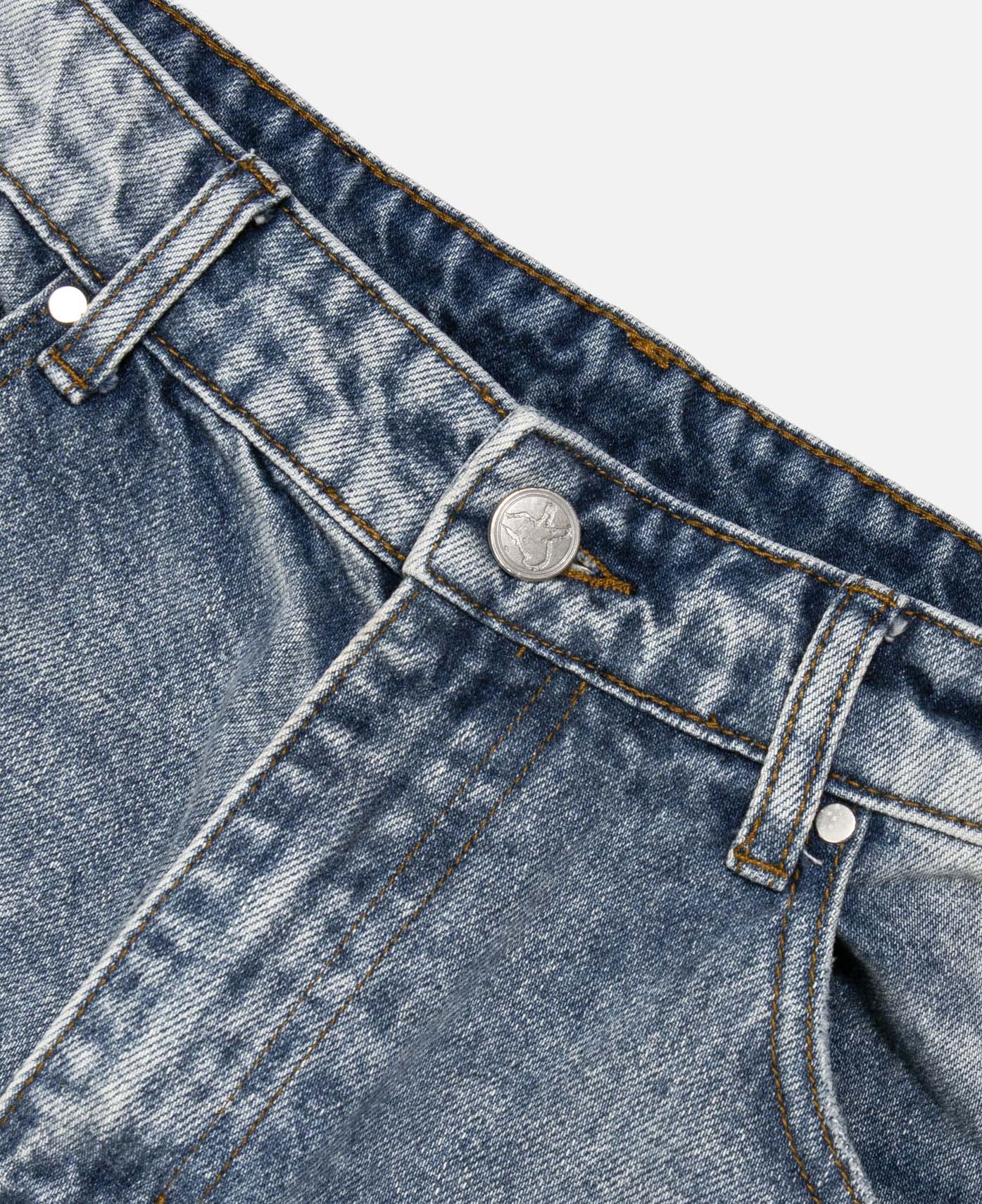 Lax Blowout Denim Light Wash (Blue) - Image 5