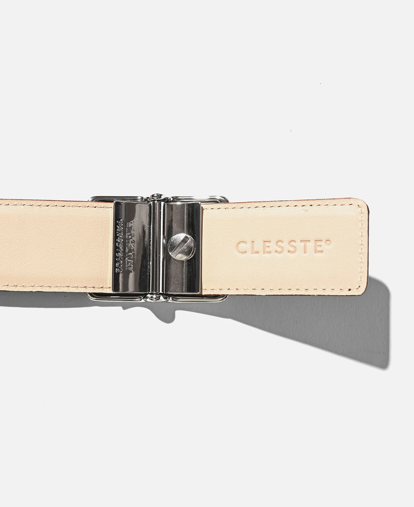 Holeless Essential Leather Belt (Brown) - Image 4