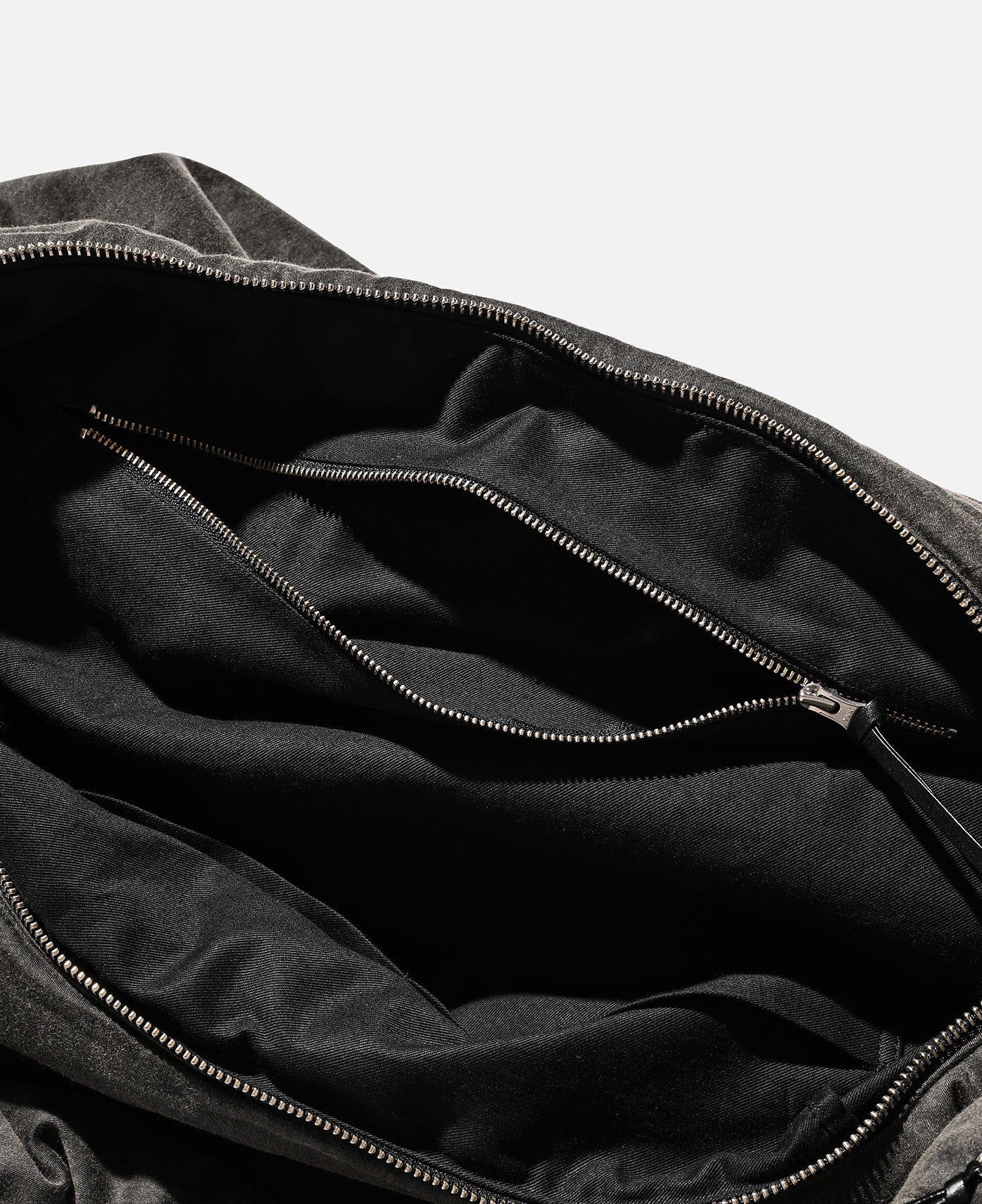 Padded Vintage Cotton System Bag Large (Black) - Image 5