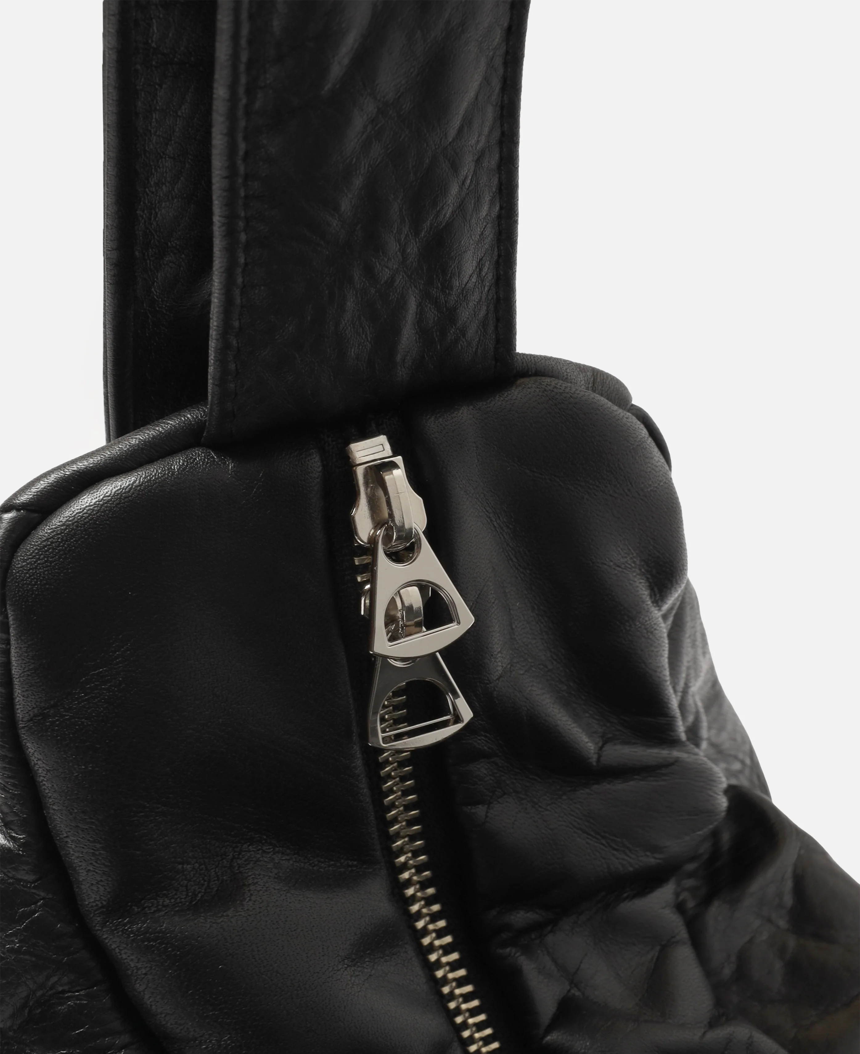 Leather Holiday Bag Large (Black) - Image 6