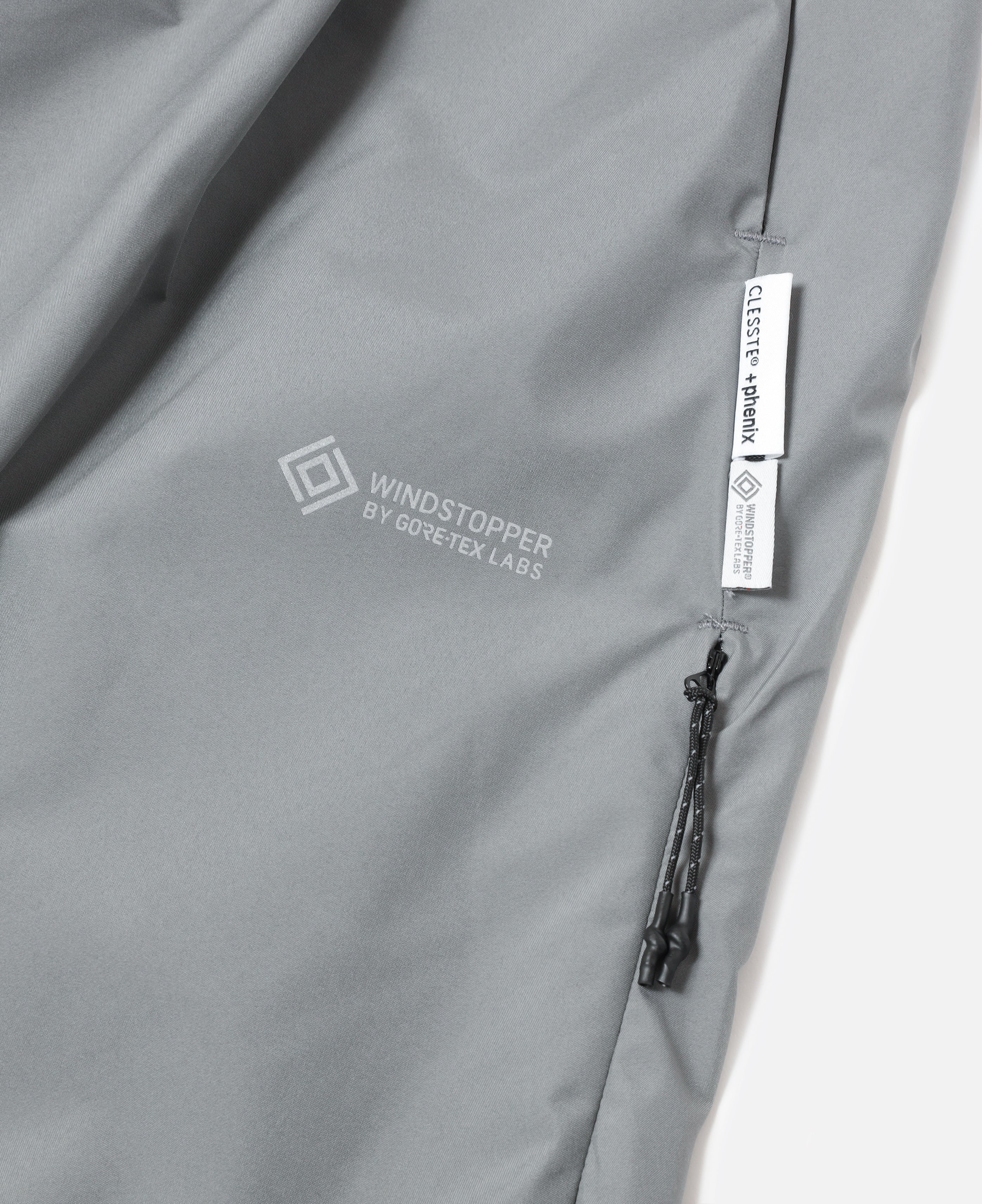+phenix WINDSTOPPER® by GORE-TEX LABS City Barrel Leg Pants (Grey) - Image 3