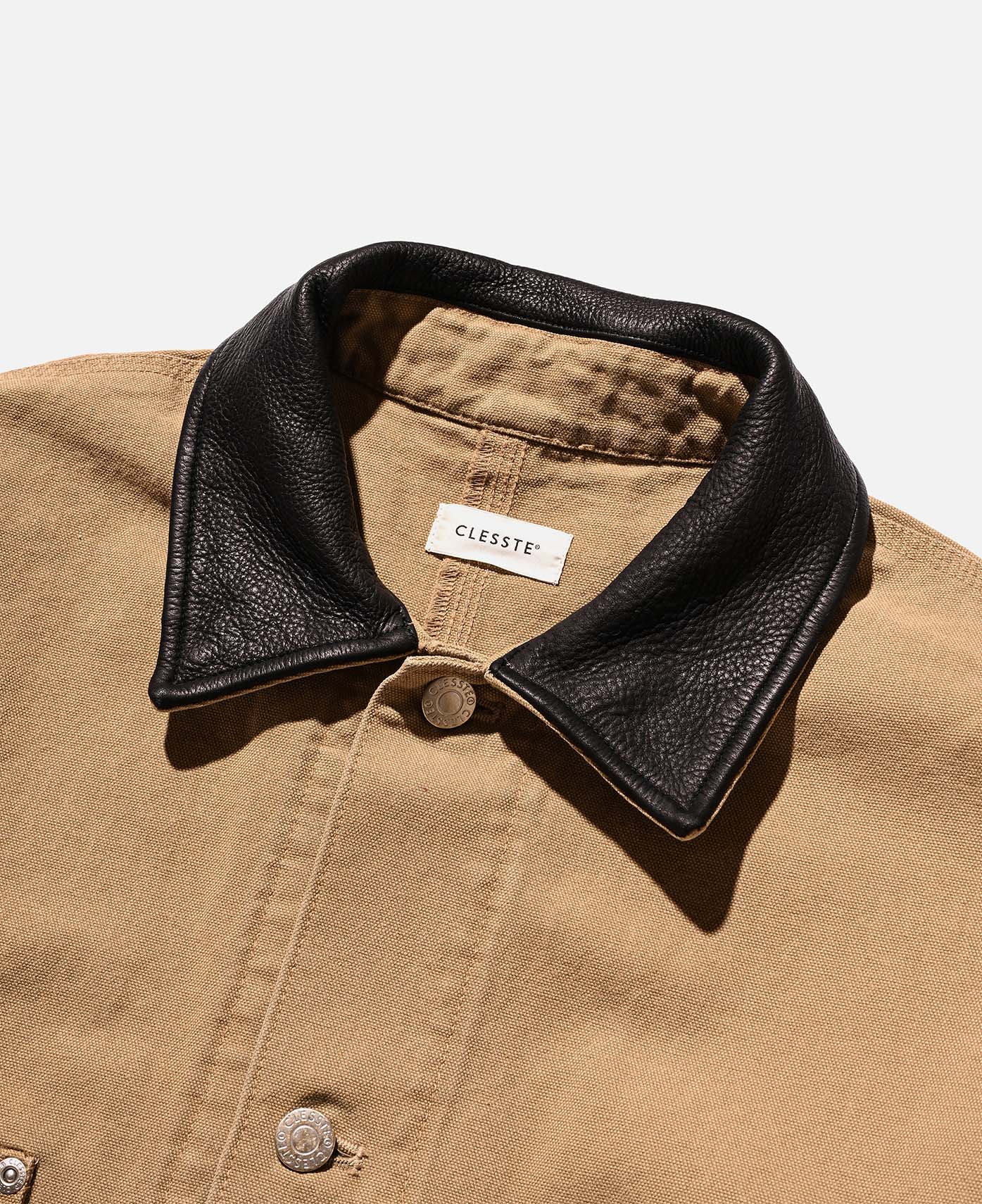 Vintage Dyed City Utility Coat (Beige) - Image 5