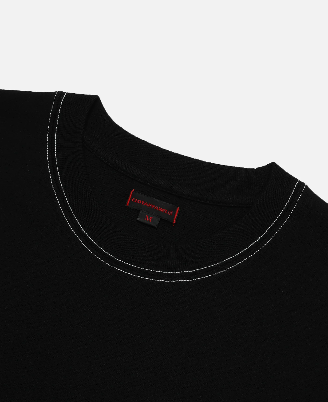 CLOT Contrast Stitch T-Shirt (Black) - Image 6