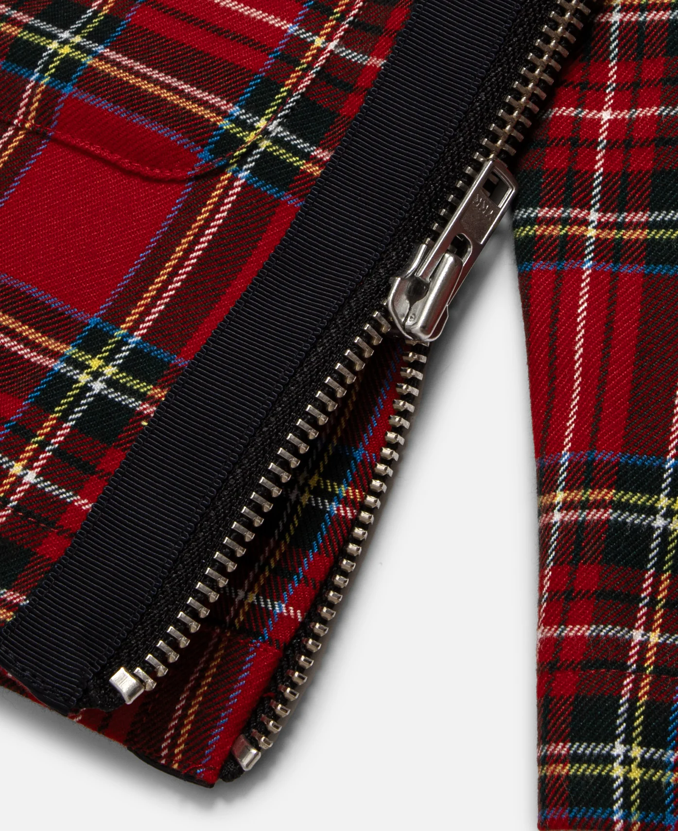 Chinese Plaid Jacket (Red) - Image 4