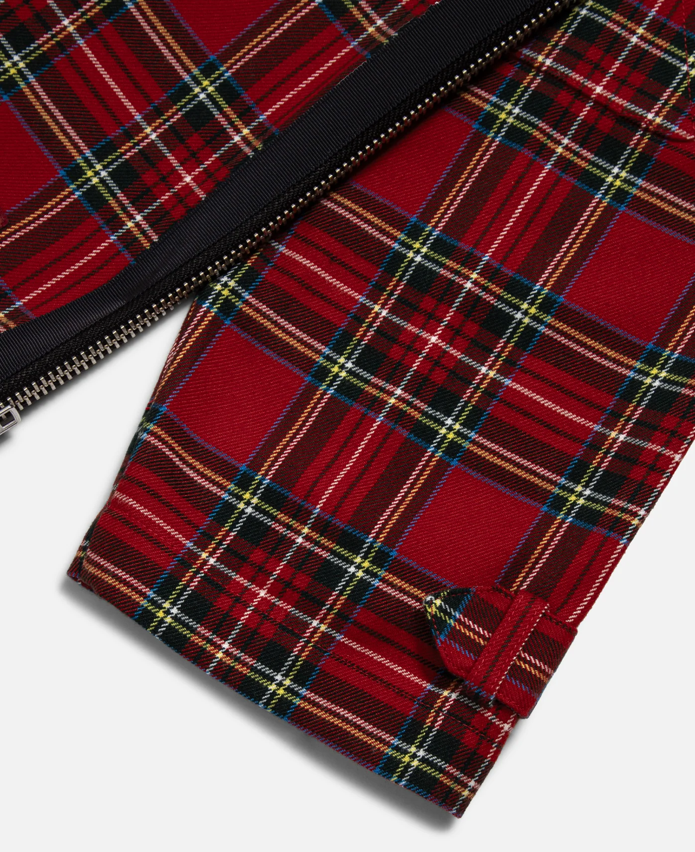 Chinese Plaid Jacket (Red) - Image 5