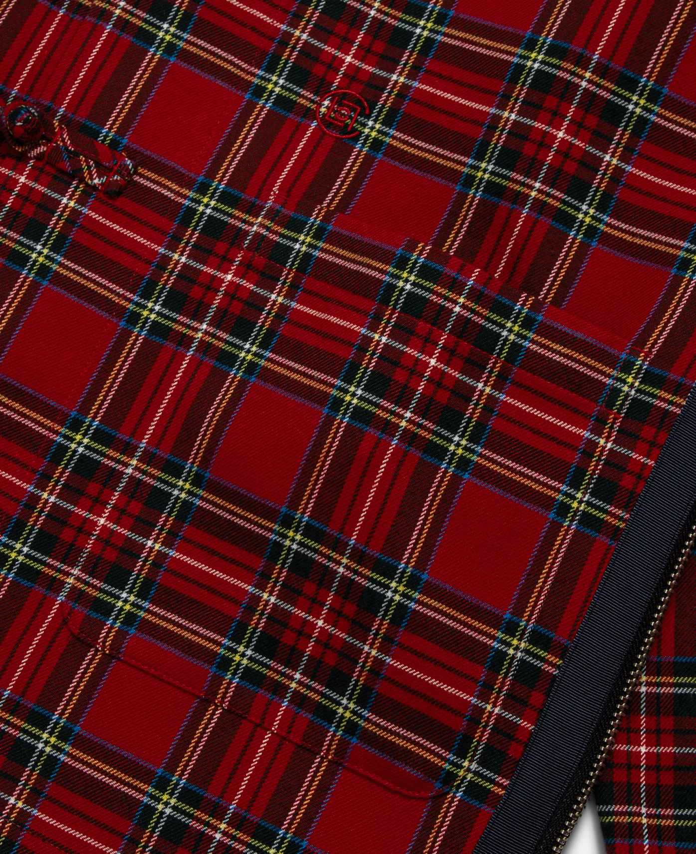 Chinese Plaid Jacket (Red) - Image 7