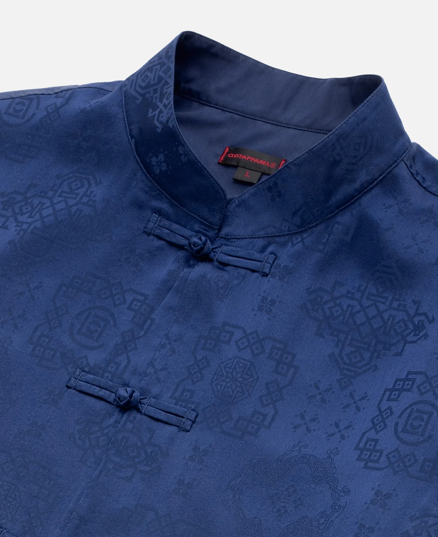Chinese Shirt (Navy) - Image 3