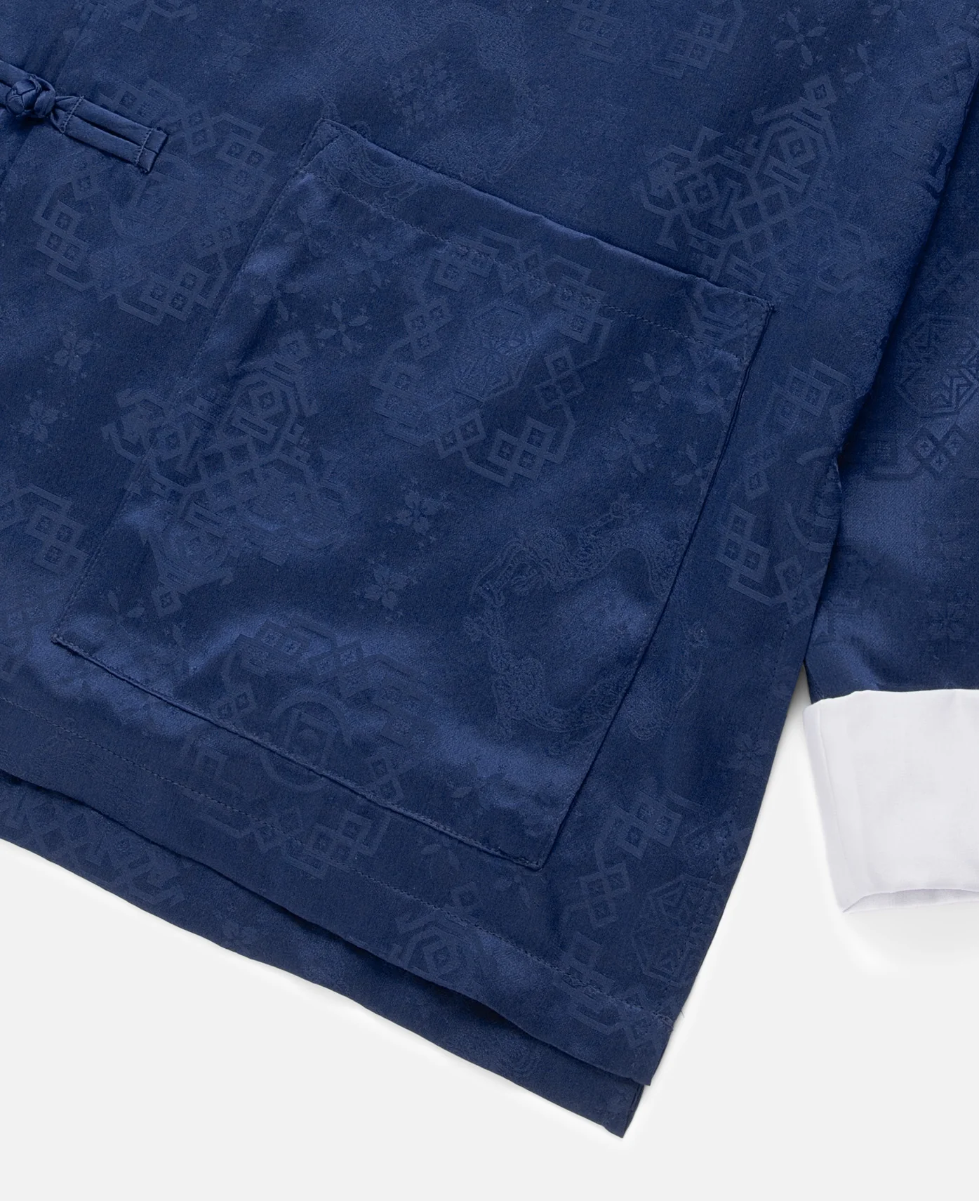 Chinese Shirt (Navy) - Image 4