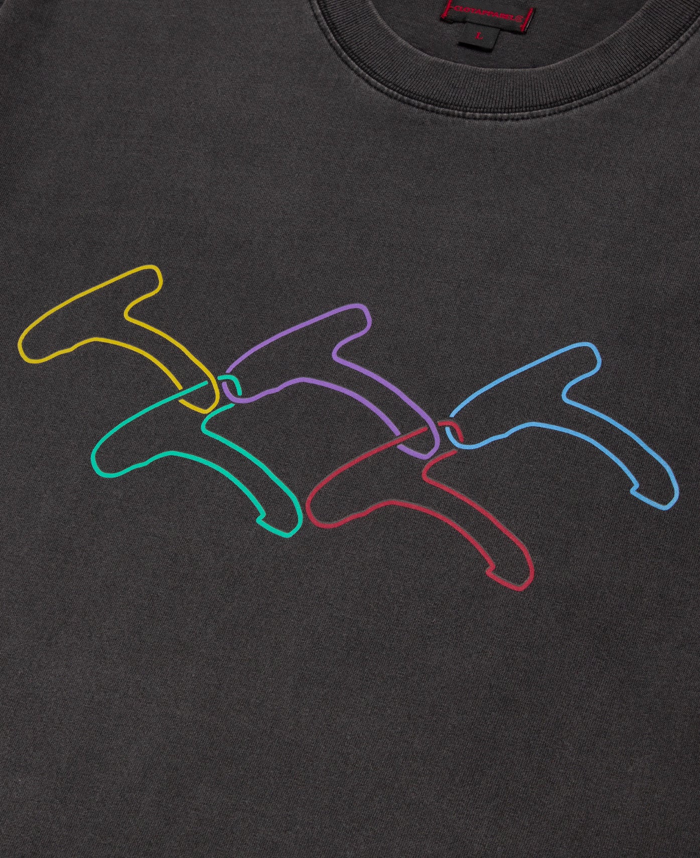 Chineses Rings T-Shirt (Charcoal) - Image 3