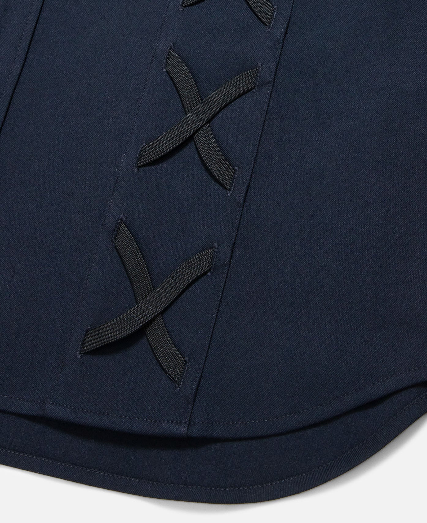 Crisscrossed Shirt (Navy) - Image 3