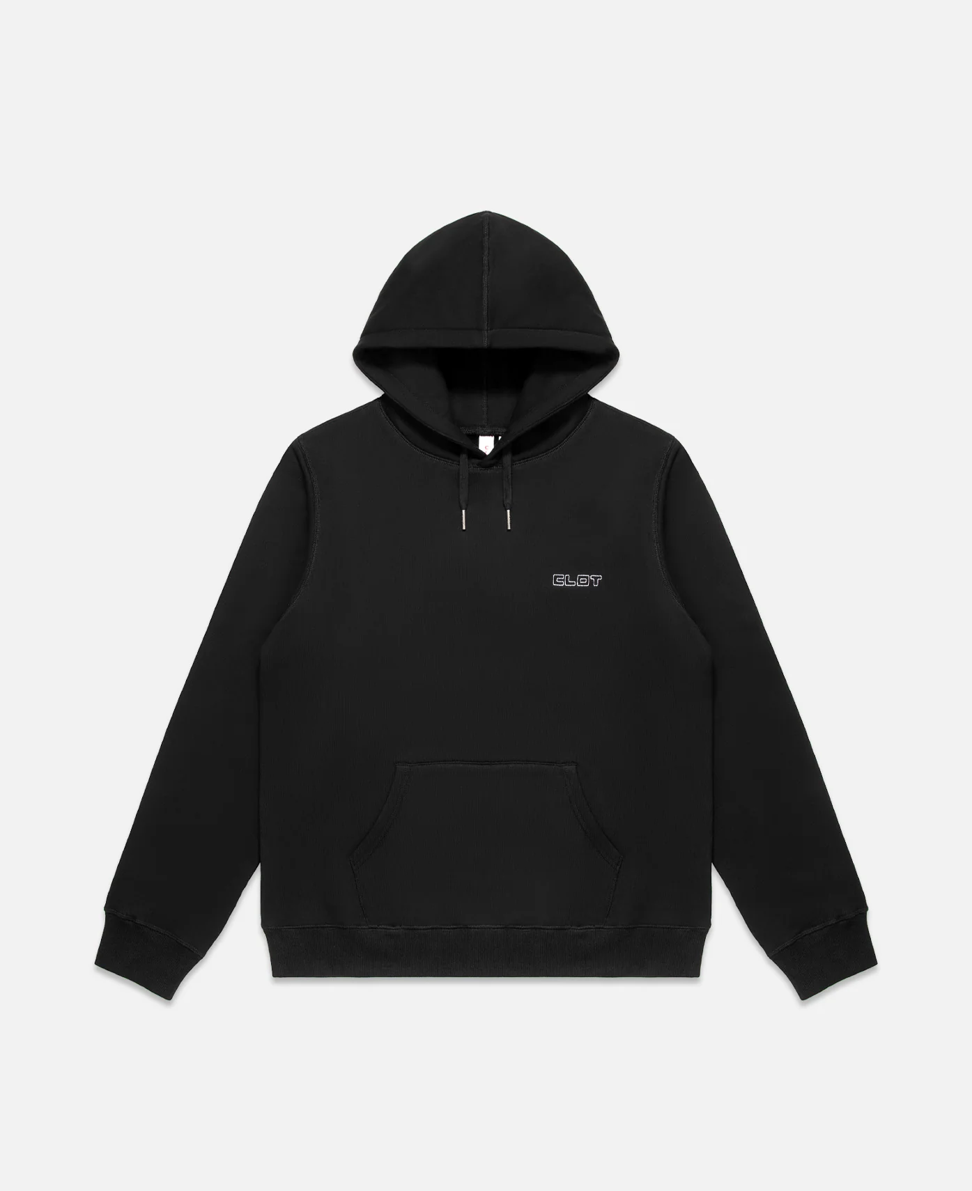 Cut Out Logo Hoodie (Black)