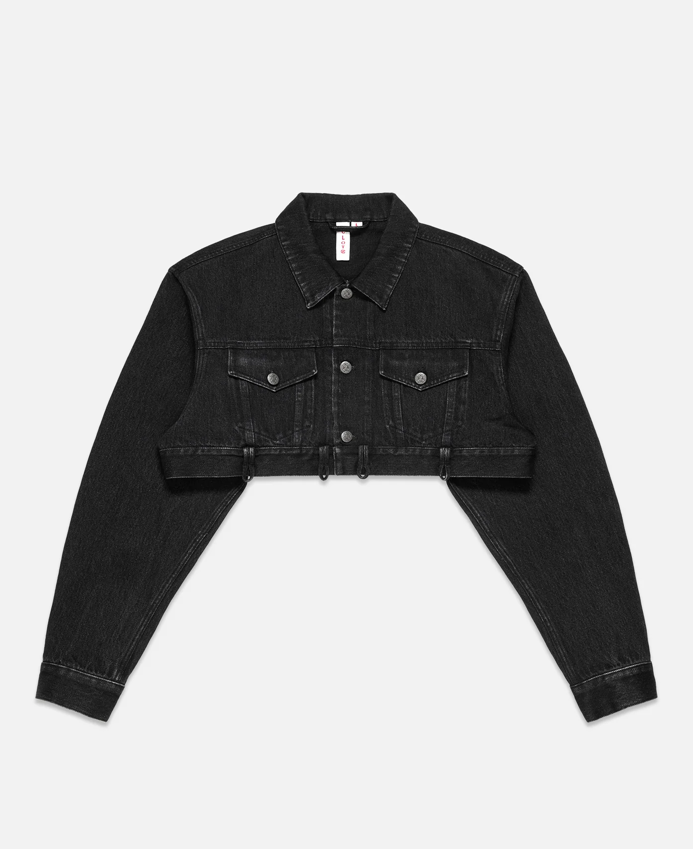 Detachable Denim Jacket (Black) - Image 3
