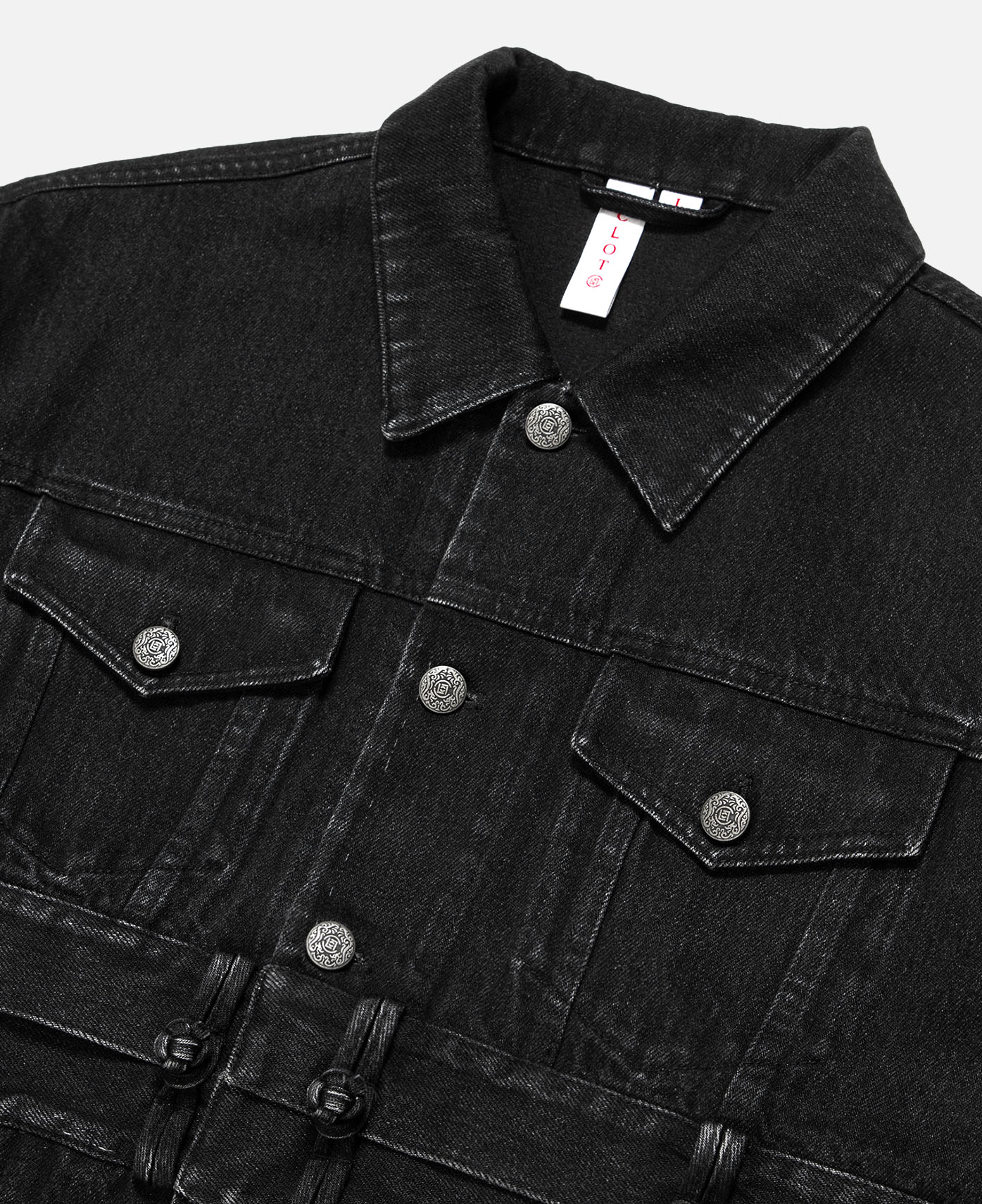 Detachable Denim Jacket (Black) - Image 4