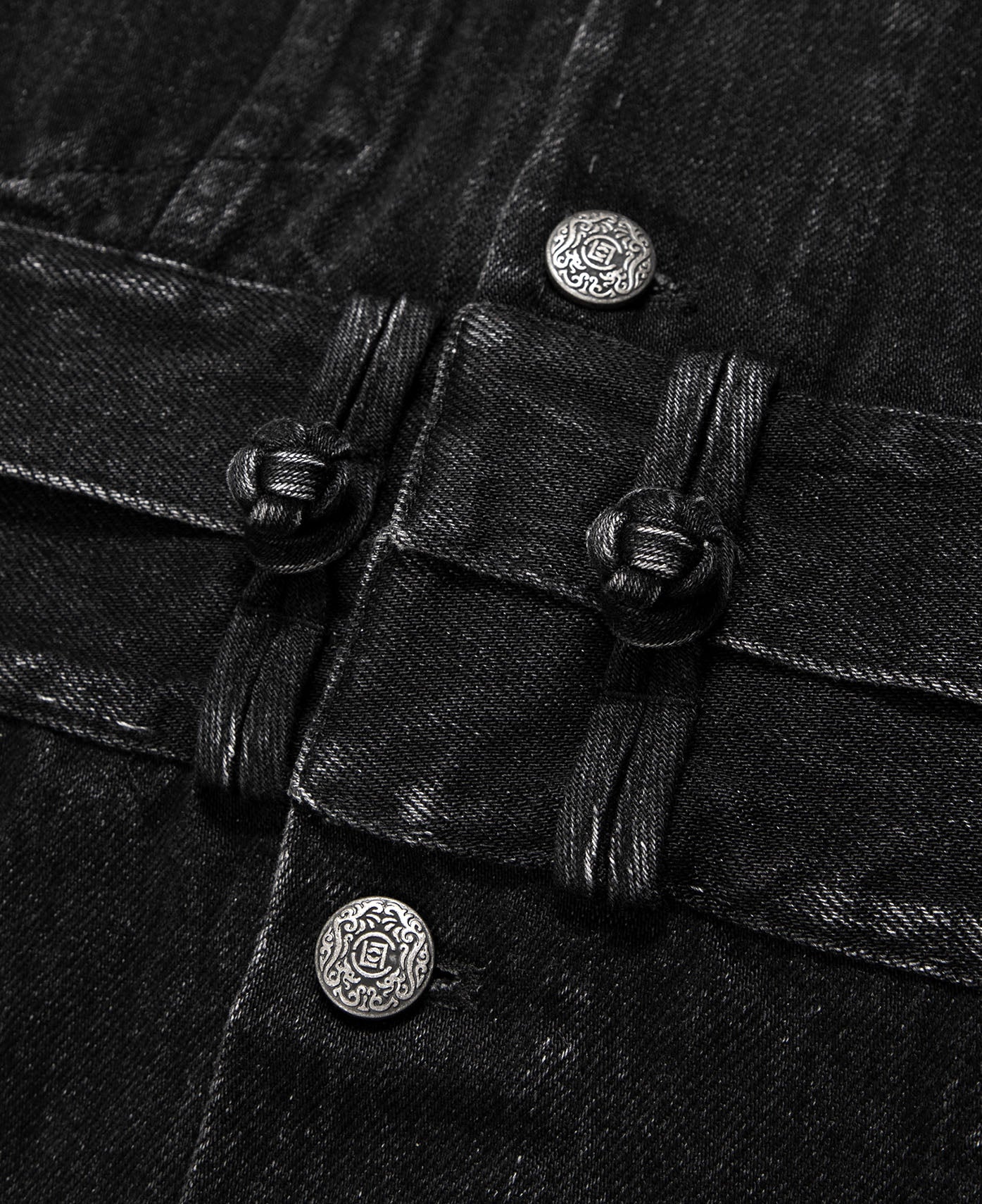 Detachable Denim Jacket (Black) - Image 5