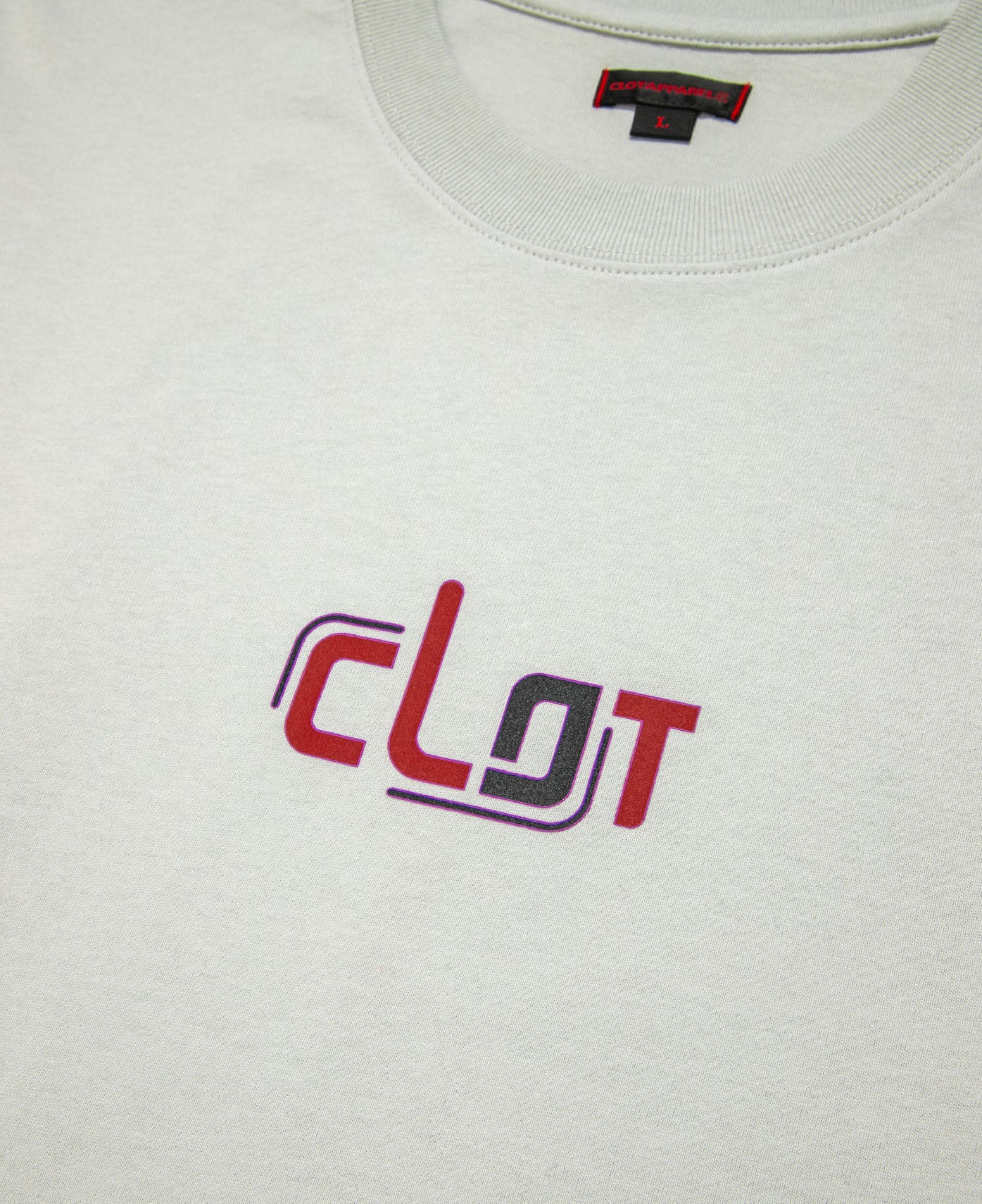Double Happiness L/S T-Shirt (Grey) - Image 3