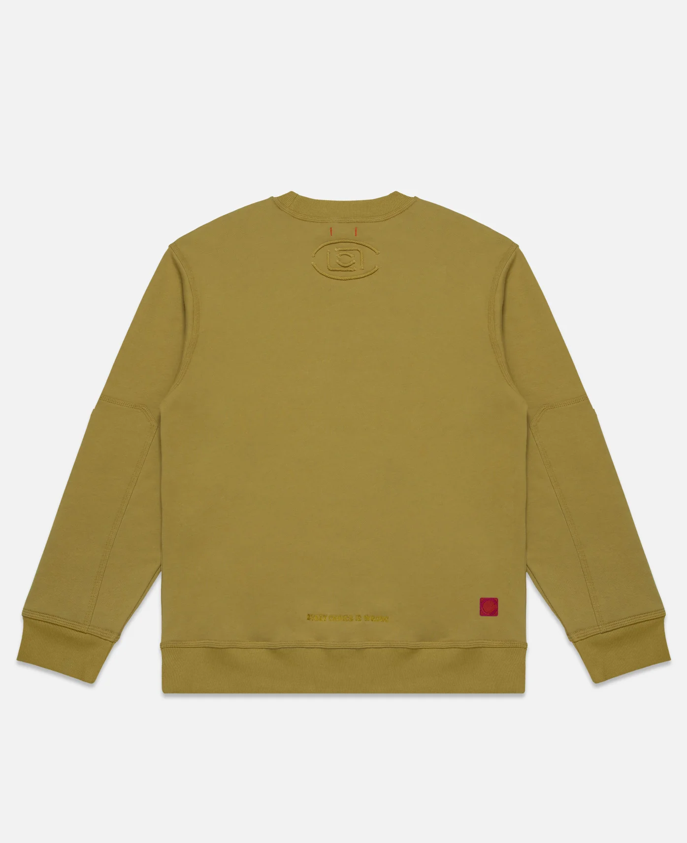 Elbow Patch Crewneck (Beige) - Image 2