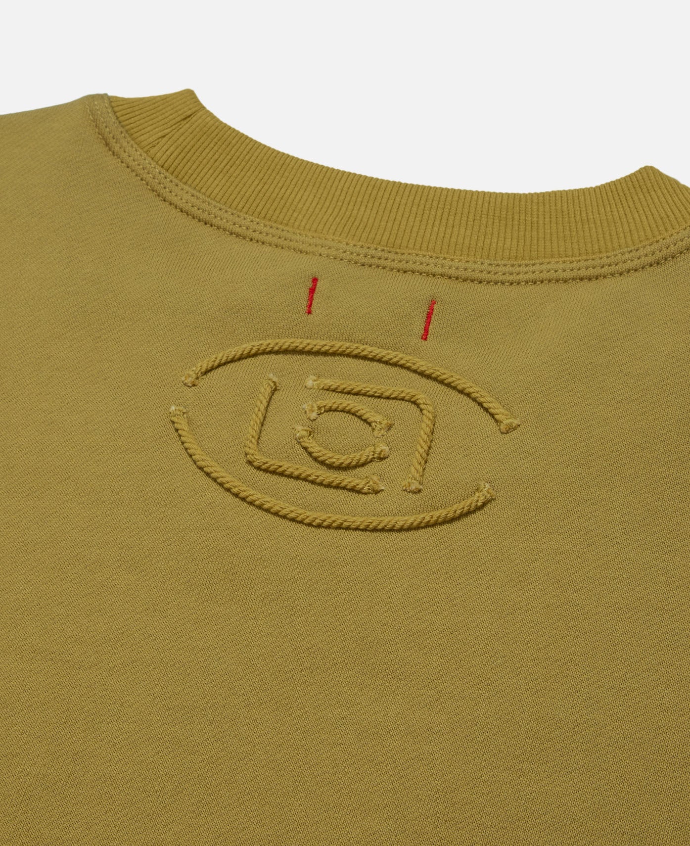 Elbow Patch Crewneck (Beige) - Image 4