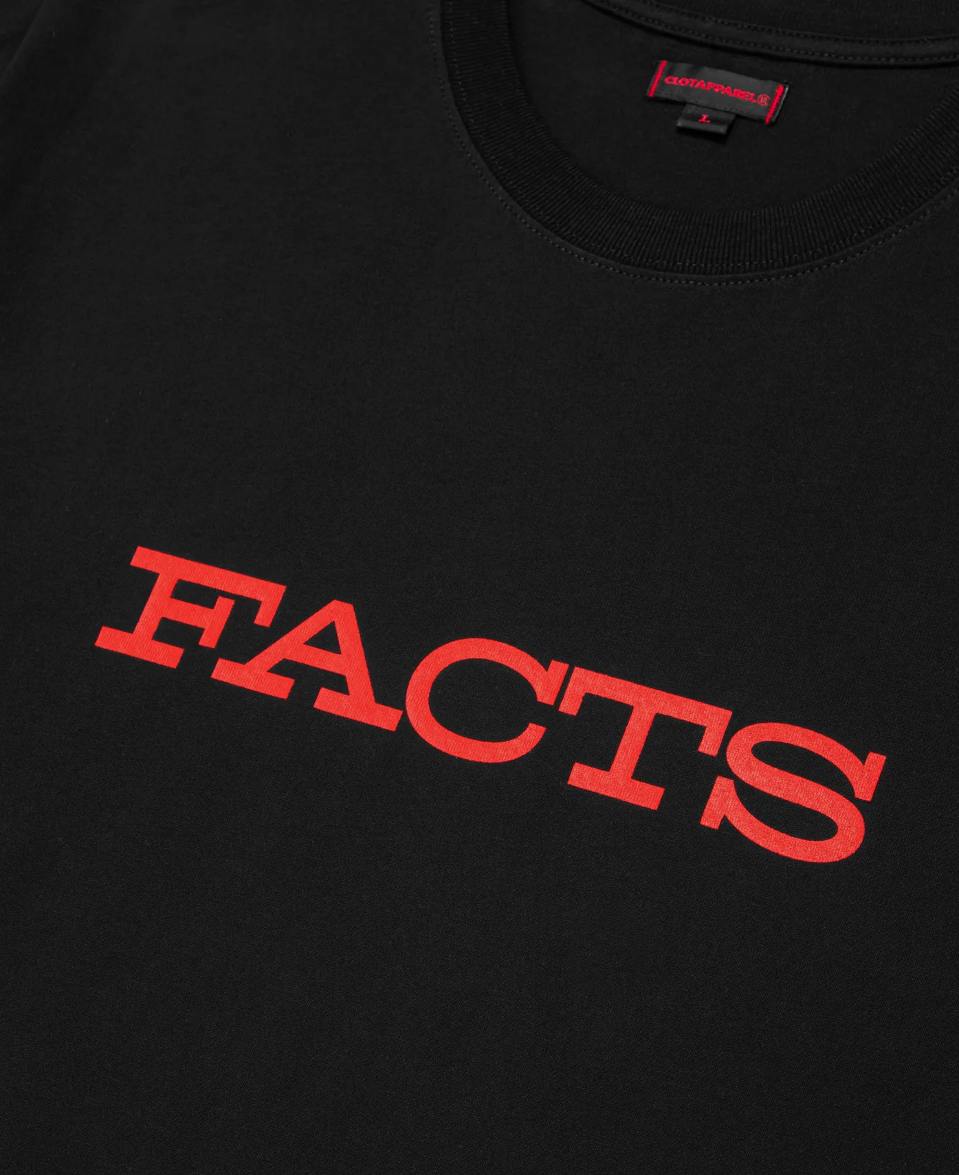 Facts T-Shirt (Black) - Image 3