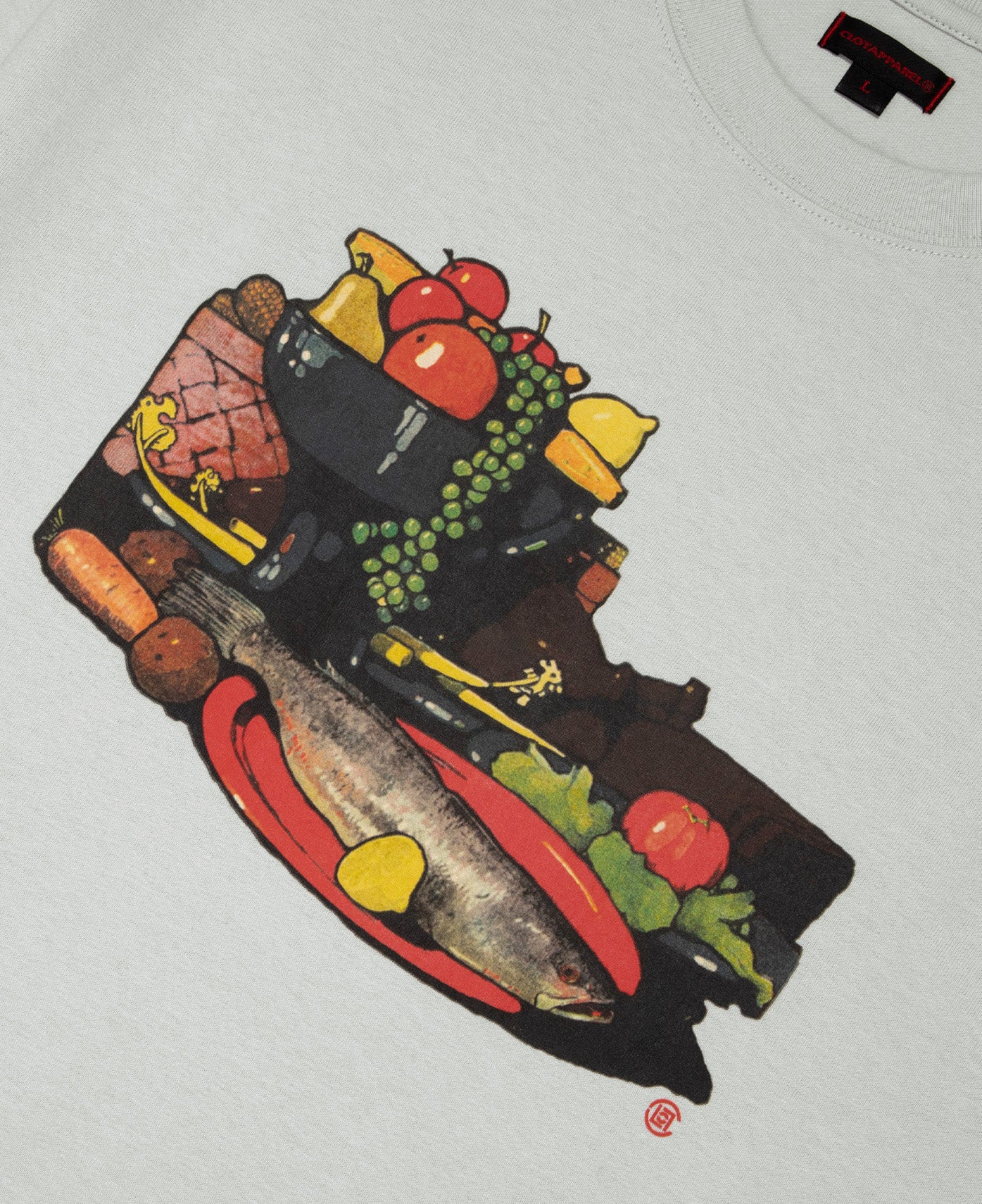Healthy Eating T-Shirt (Grey) - Image 4