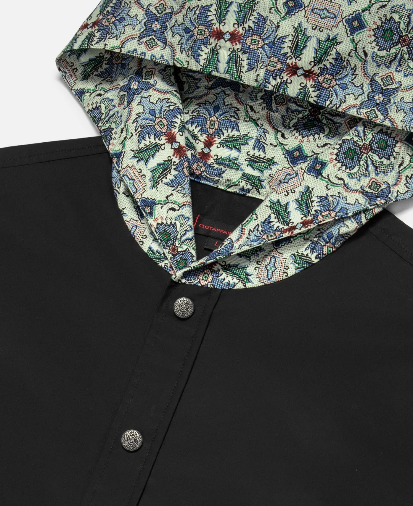 Hooded Shirt (Black) - Image 4