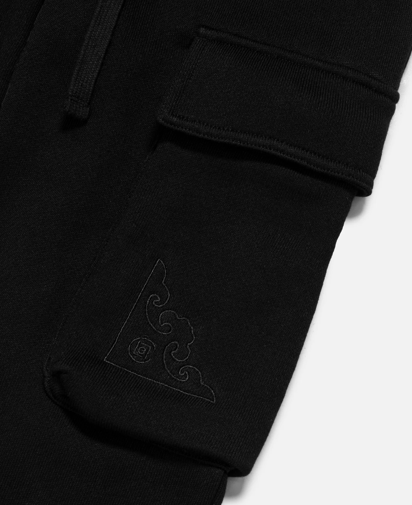 Kids Cargo Sweatpants (Black) - Image 3