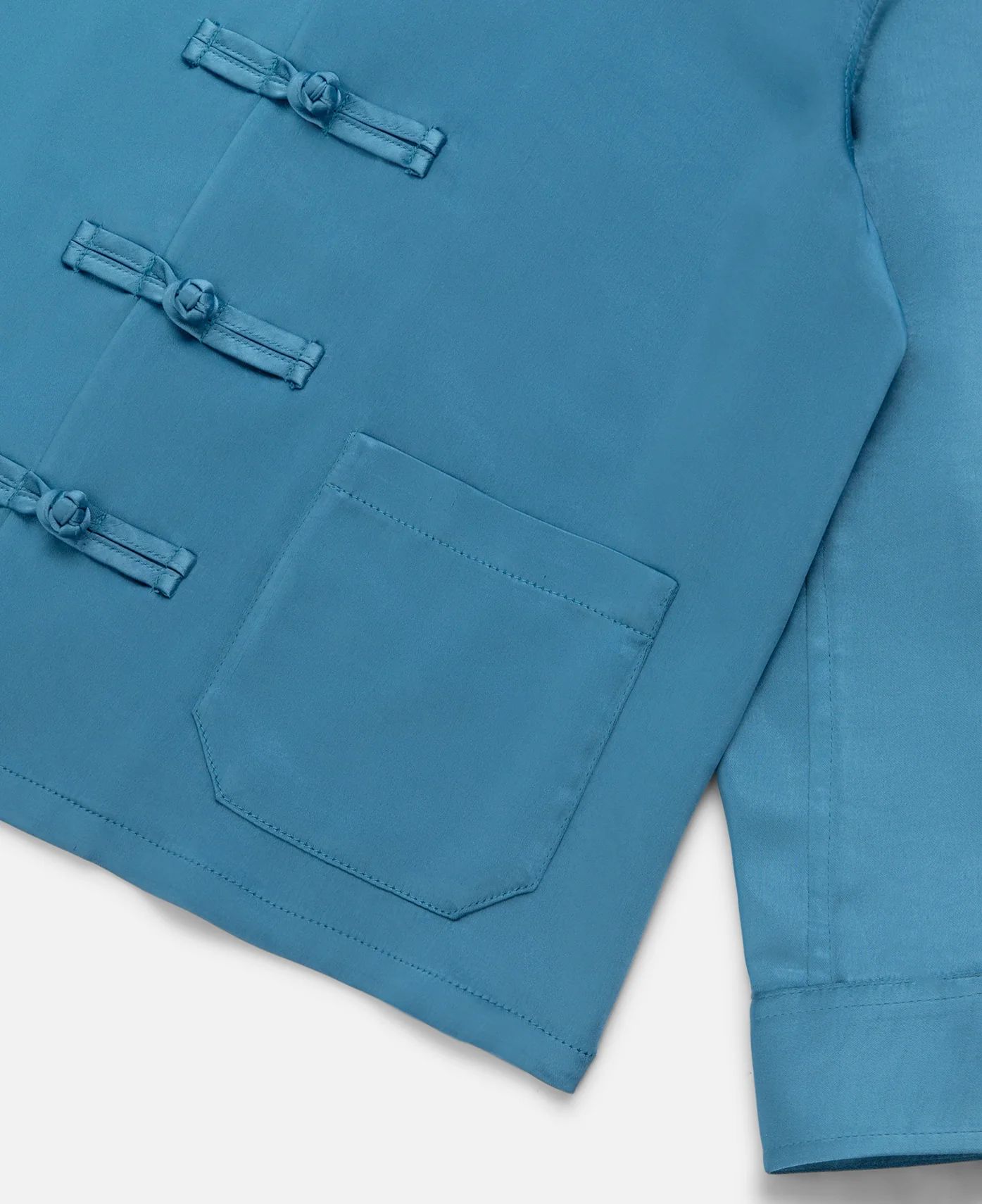 Kids Chinese Shirt (Blue) - Image 5