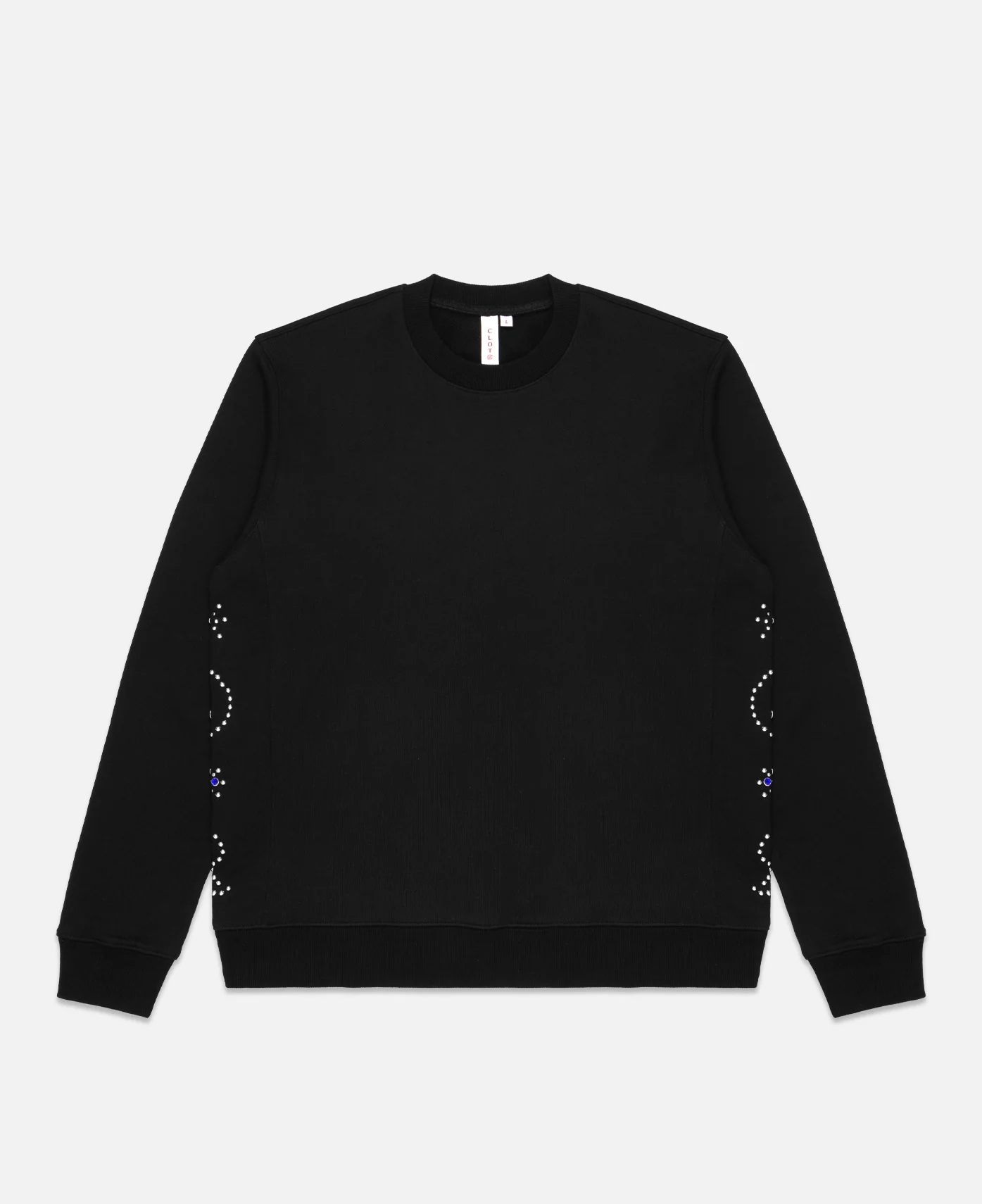 Paisley Studded Sweatshirt (Black)