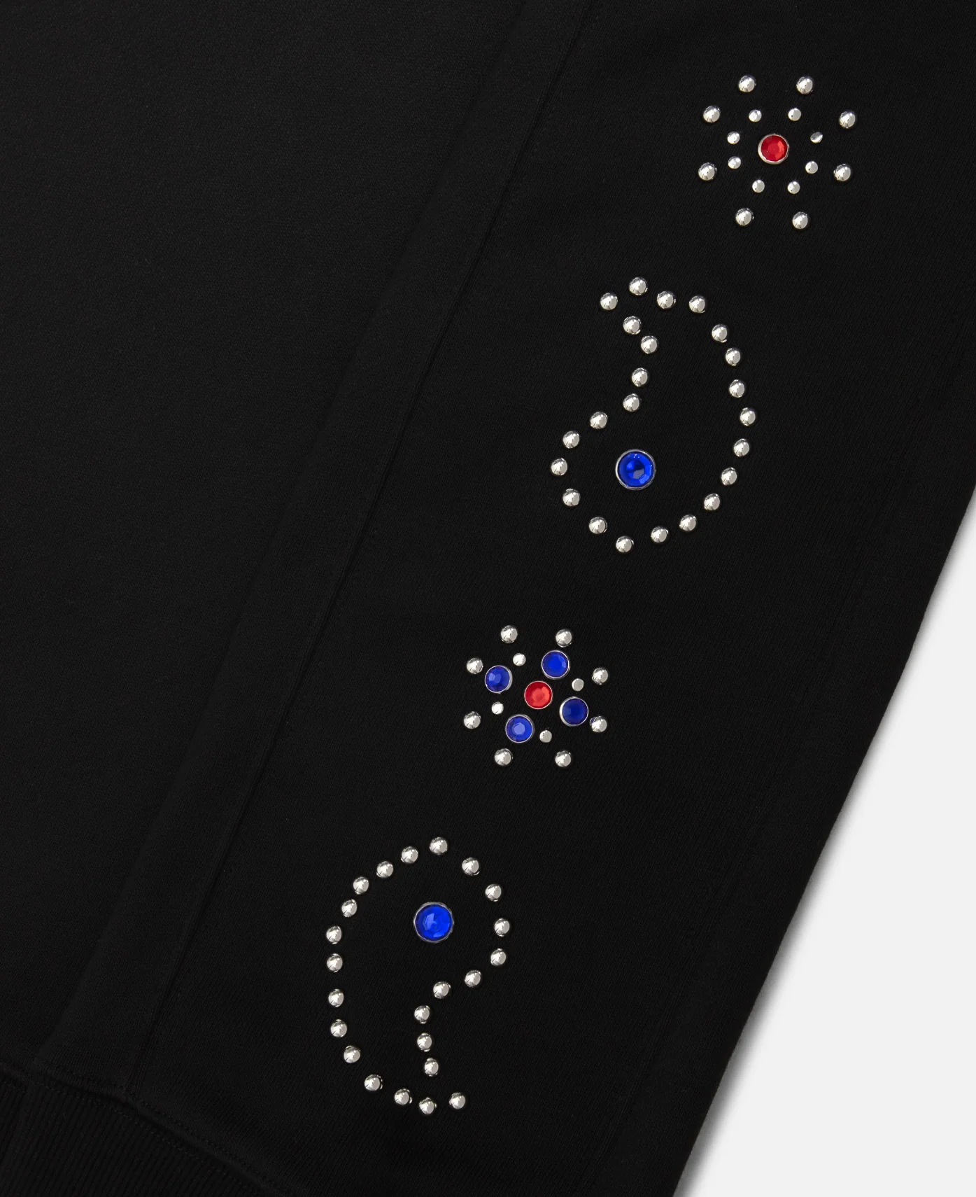 Paisley Studded Sweatshirt (Black) - Image 4