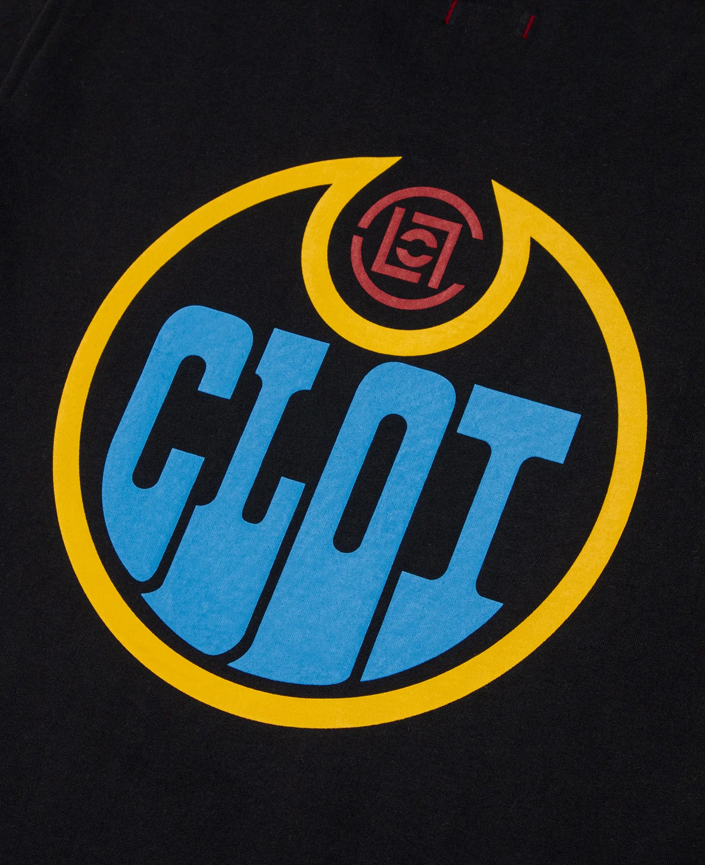 Round Logo T-Shirt (Black) - Image 3