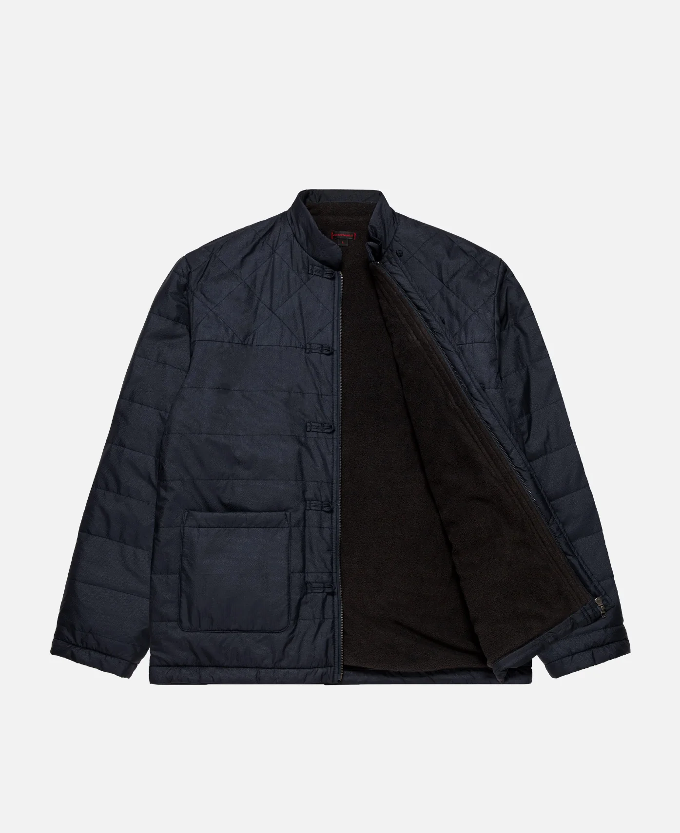 Silk Padded Chinese Jacket (Navy) - Image 4
