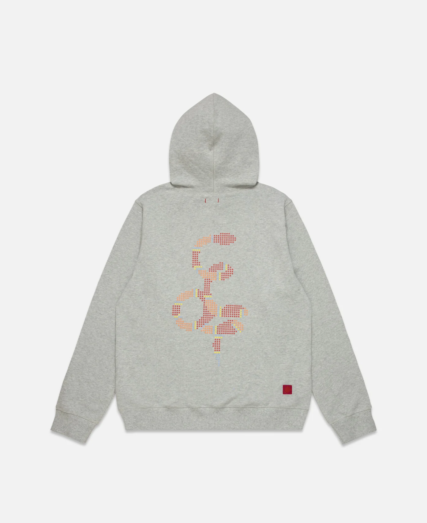 Snake Print Hoodie (Grey) - Image 2