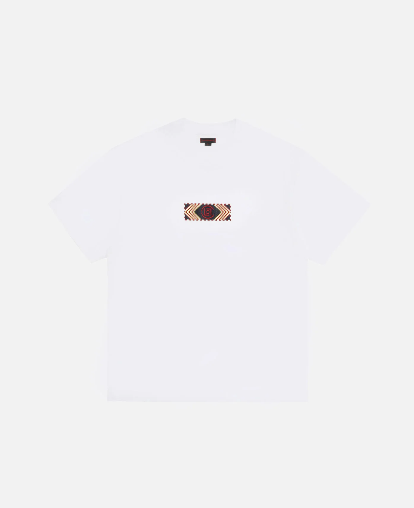 Beaded Logo T-Shirt (White)