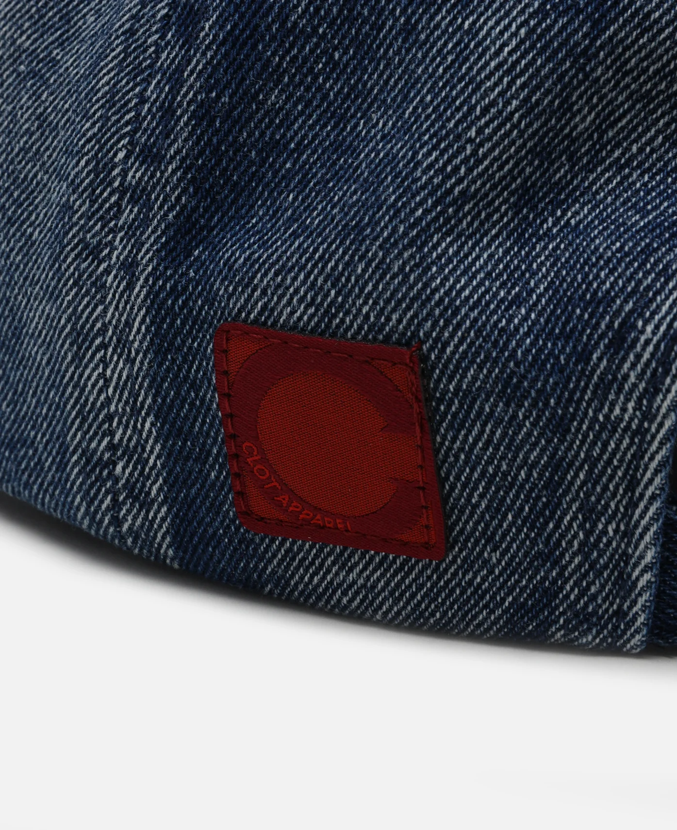 Color Logo Denim Cap (Blue) - Image 5