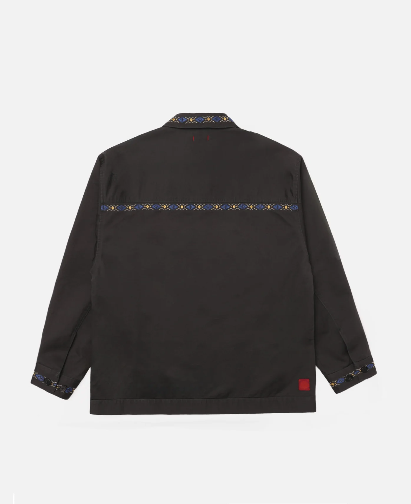 Embroidered Chore Jacket (Grey) - Image 2