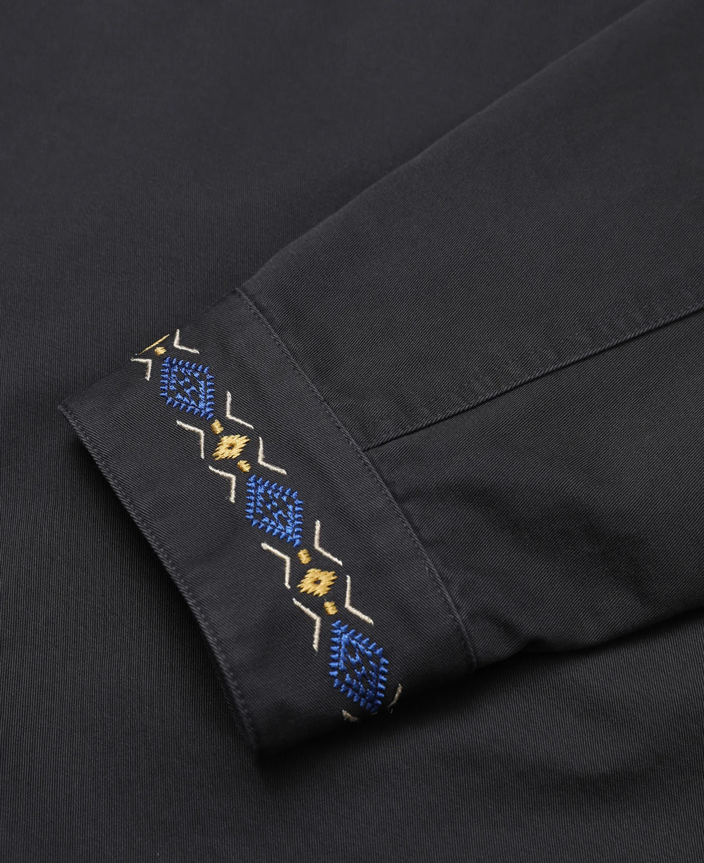 Embroidered Chore Jacket (Grey) - Image 4
