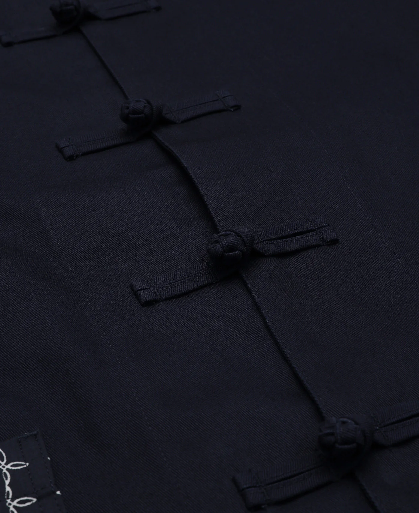 Paisley Chinese Shirt (Navy) - Image 4