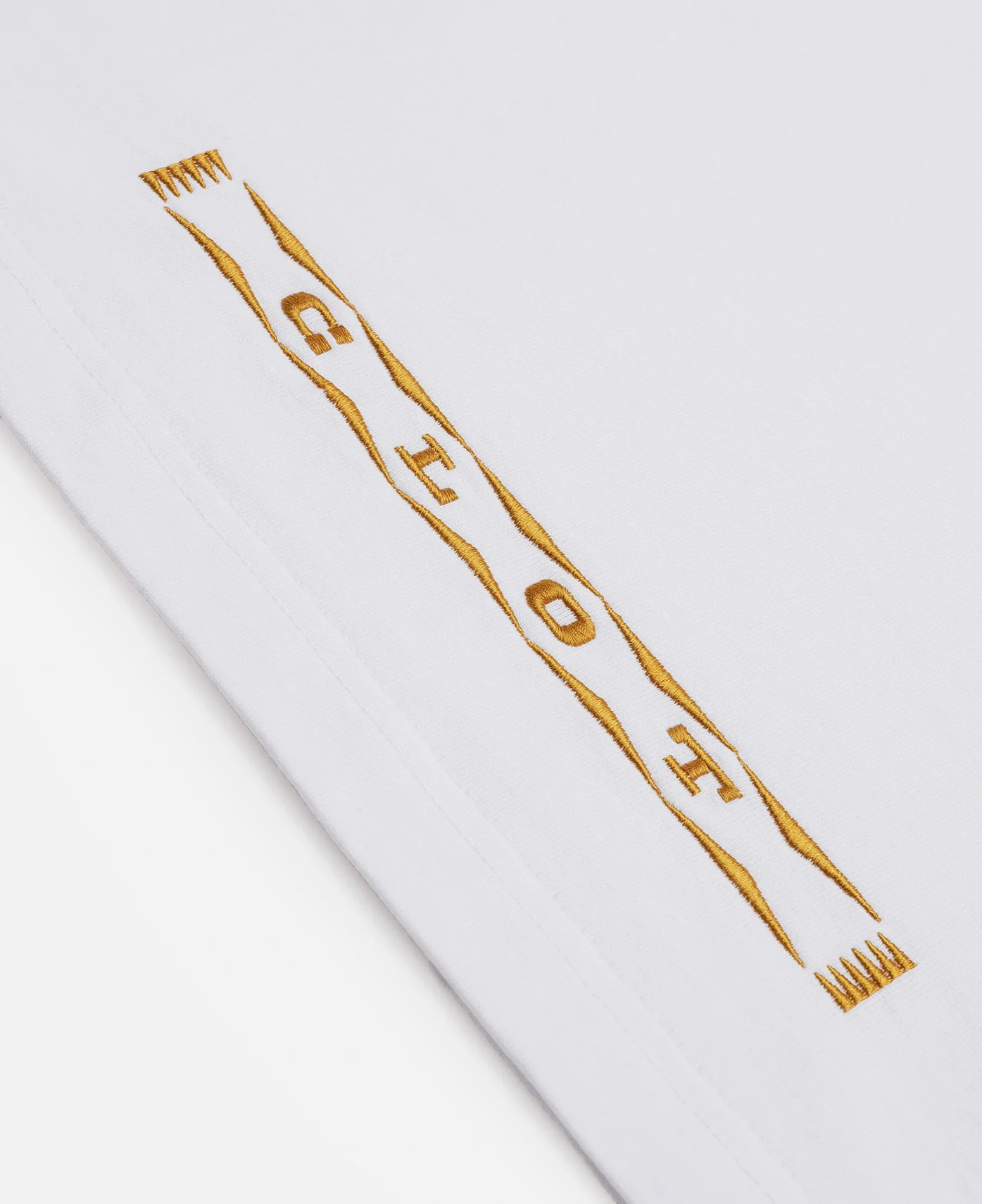 Ribbon Badge T-Shirt (White) - Image 4