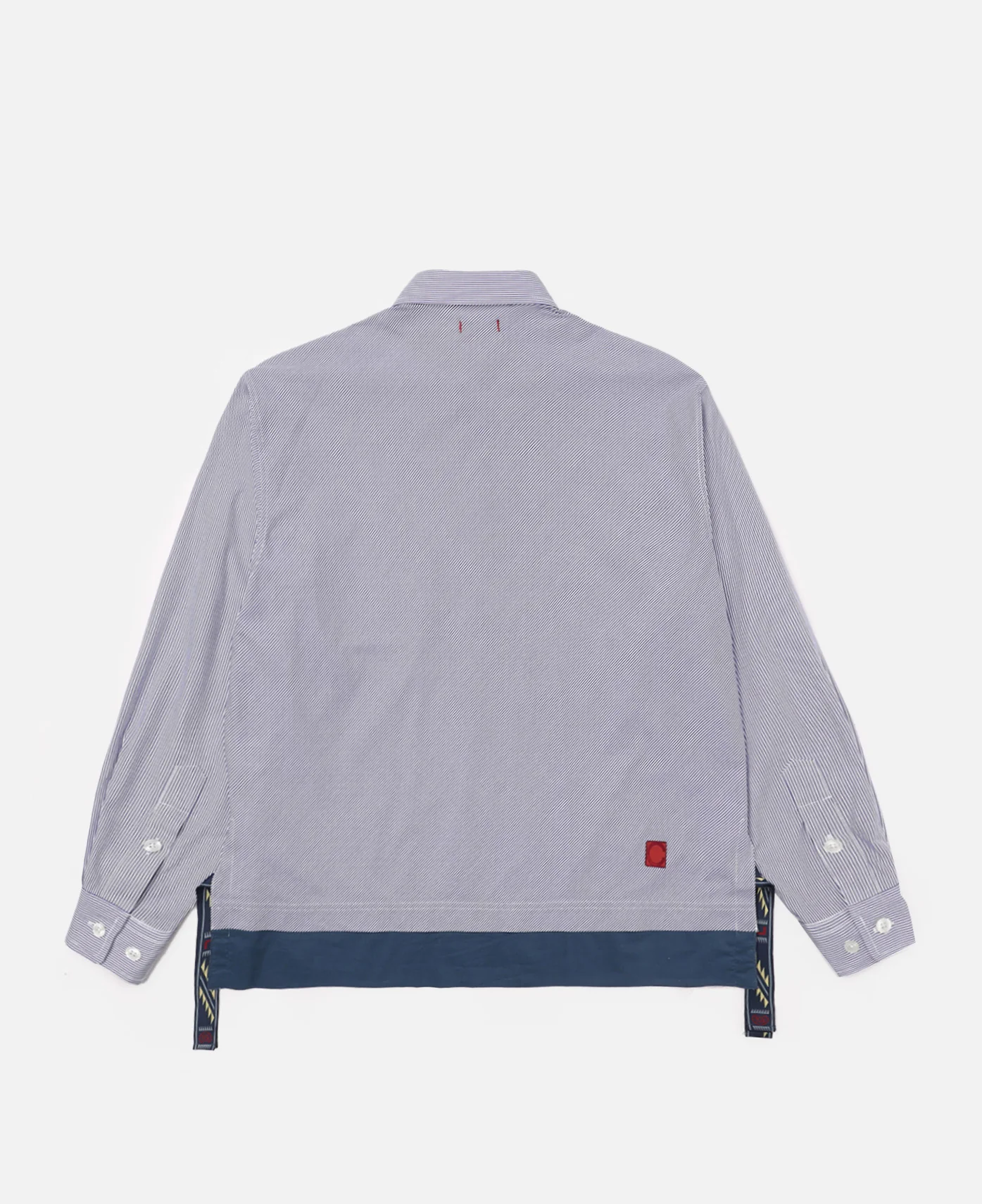 Striped Long Sleeve Shirt (Blue) - Image 2