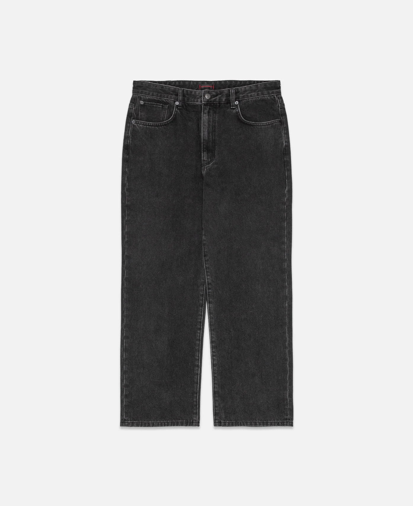 Straight Leg Jeans (Black)