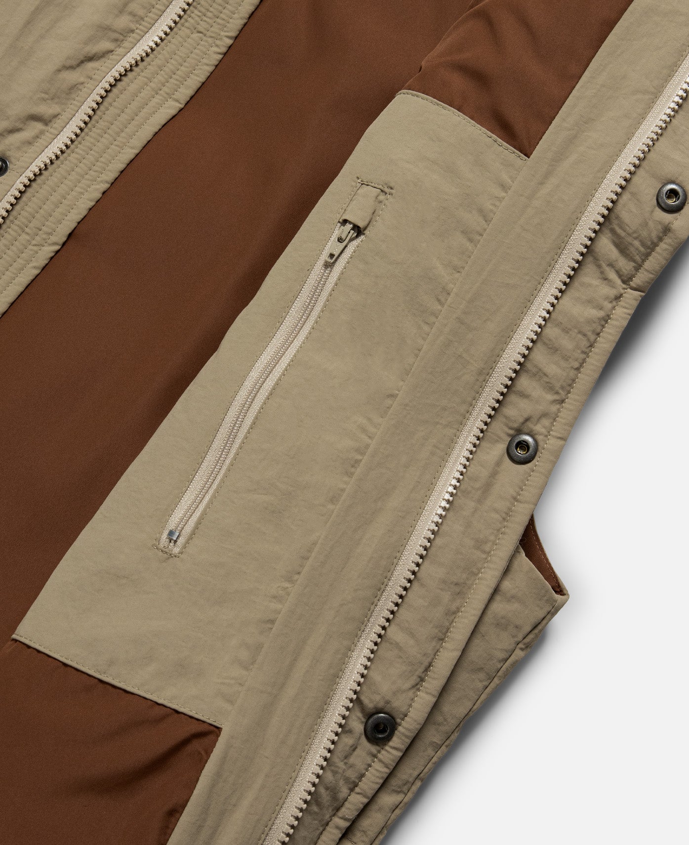 Studded Down Gilet (Beige) - Image 5