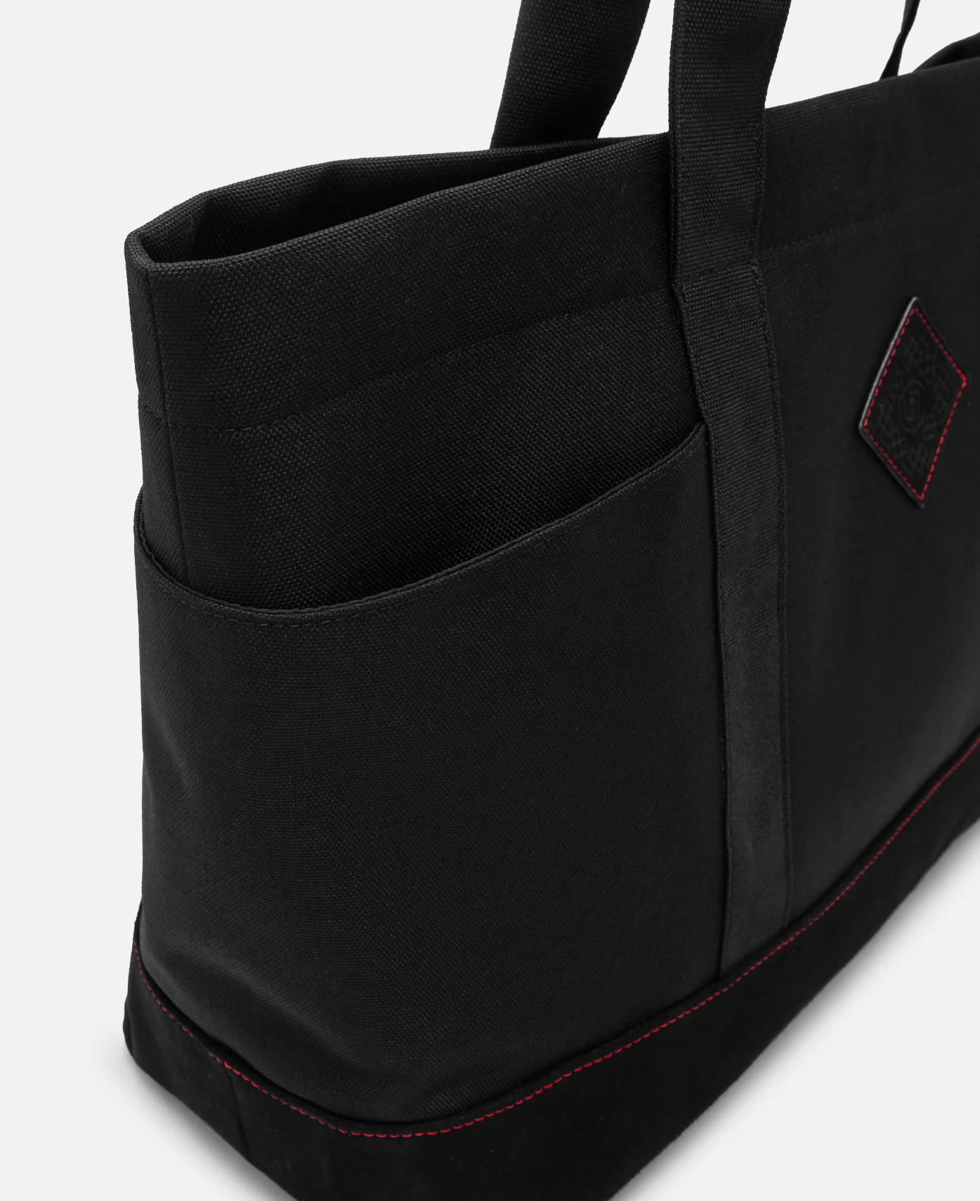 Suede Tote Bag (Black) - Image 7