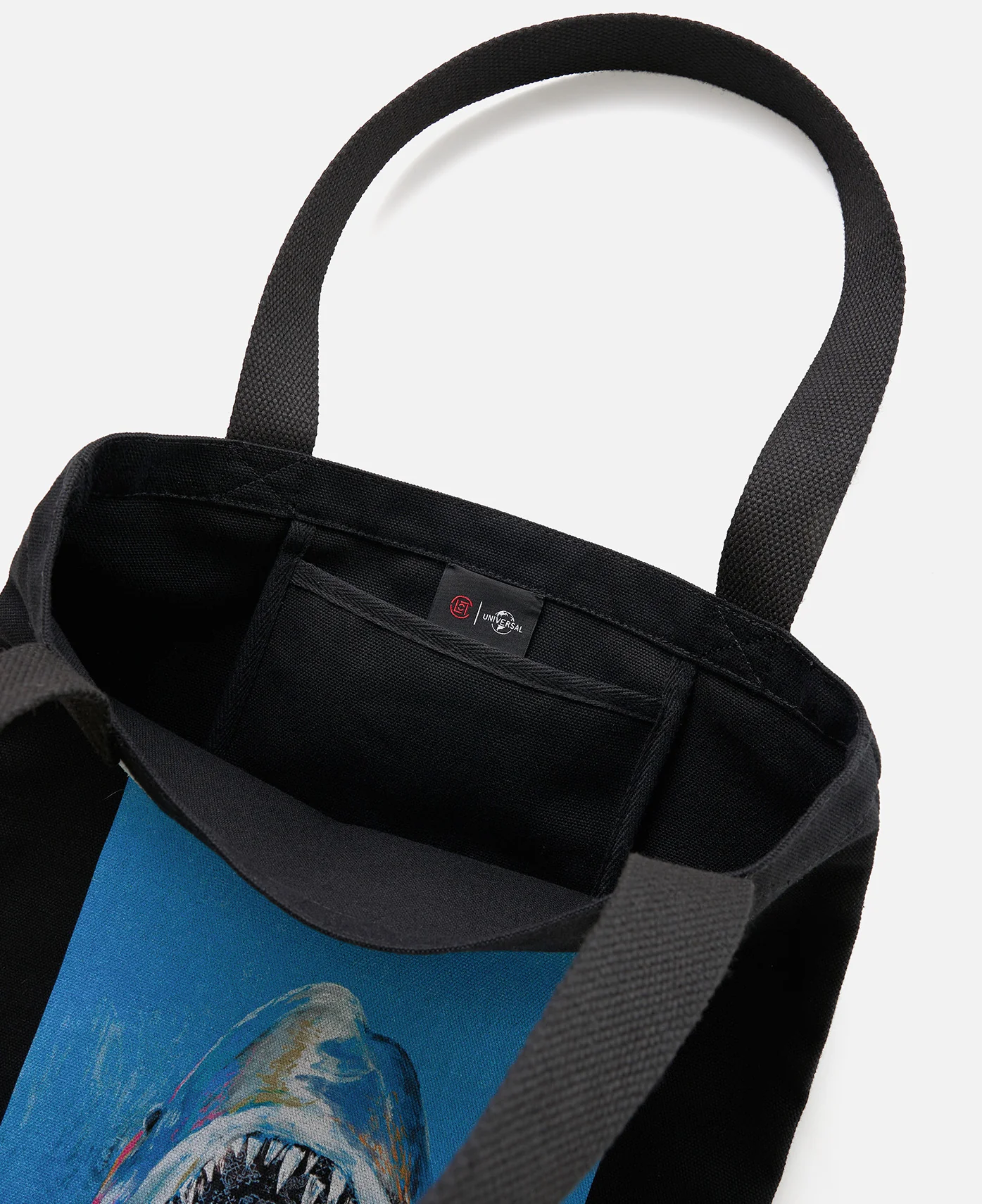 CLOT x JAWS Tote Bag  (Black) - Image 5
