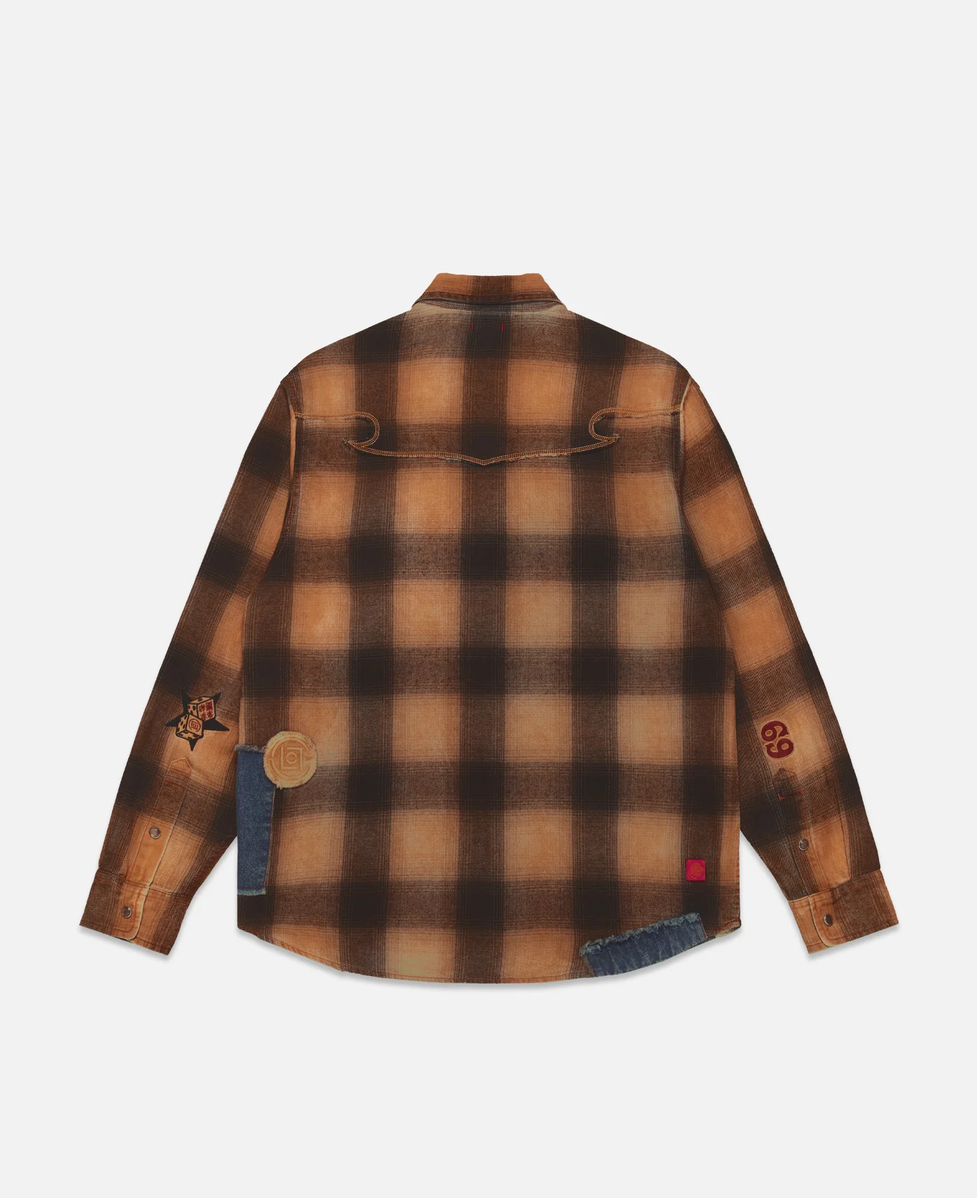 Vintage Washed Shirt (Orange) - Image 3