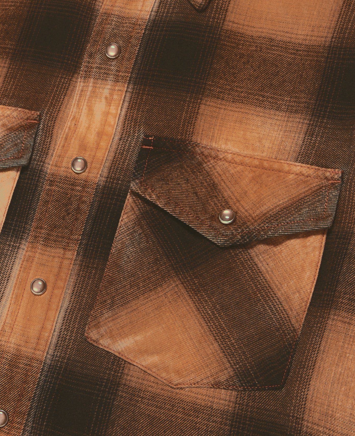 Vintage Washed Shirt (Orange) - Image 4