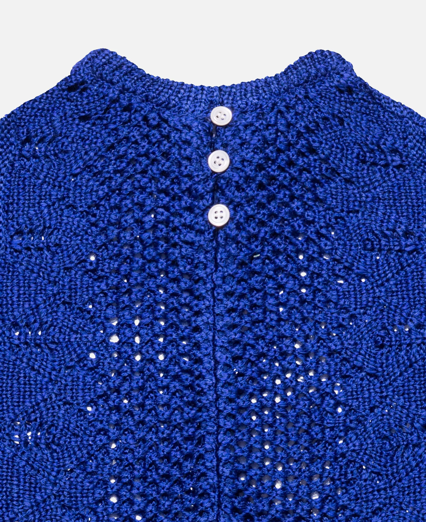 Women's Knitted Top (Blue) - Image 3