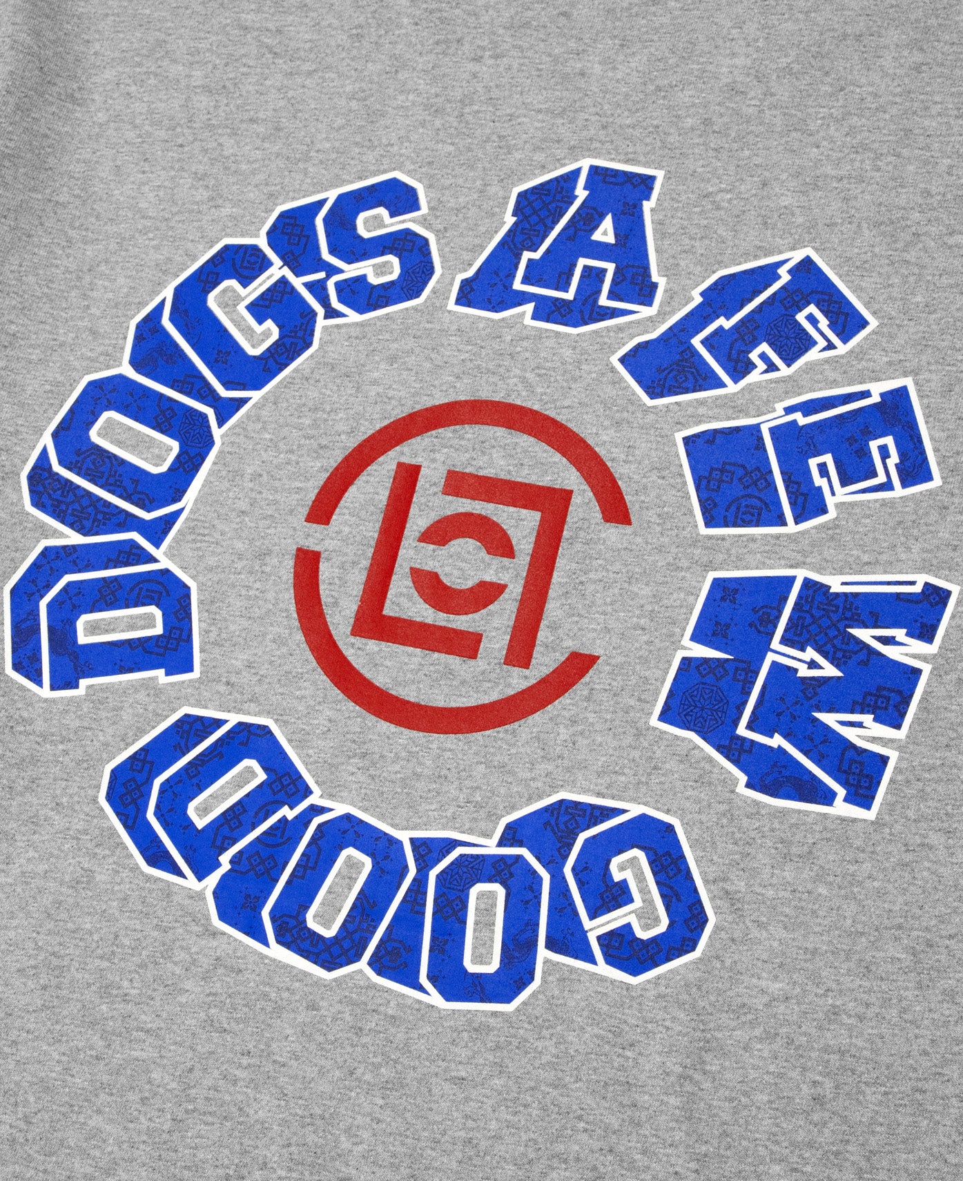 CLOT x AFGK Logo T-Shirt (Grey) - Image 4